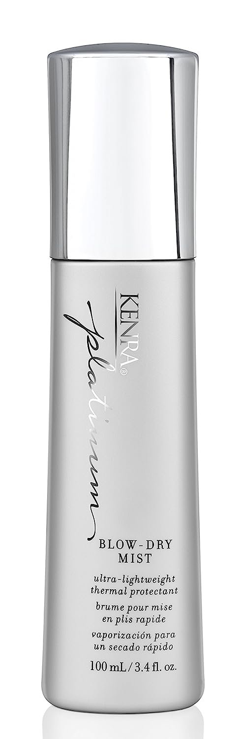 Kenra Platinum Blow-Dry Mist | Ultra-Lightweight Thermal Protectant | Detangles, Smooths, & Softens | Eliminates Frizz & Resists Humidity | Fine To Medium Hair.jpg