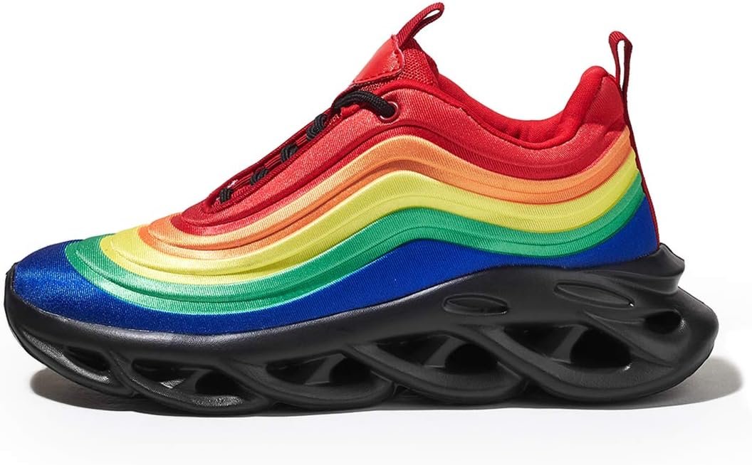 Women's Chunky Platform Tie Dye Rainbow Sneakers Tennis Running Fashion Shoes.jpg