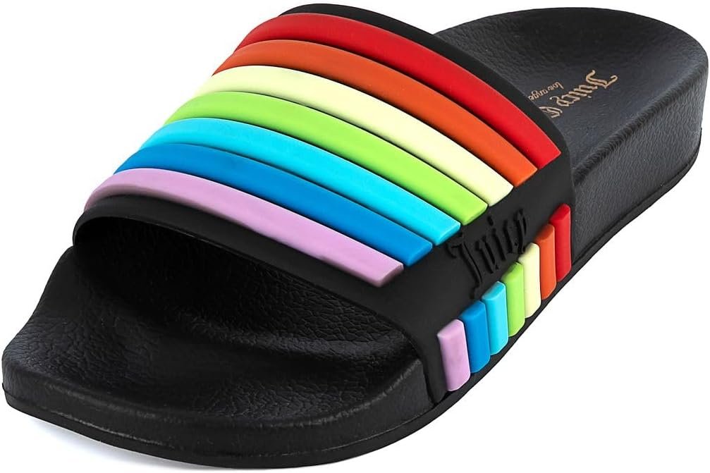 Juicy Couture Slide Sandals, Beach Flats for Women, Summer Shoes .jpg