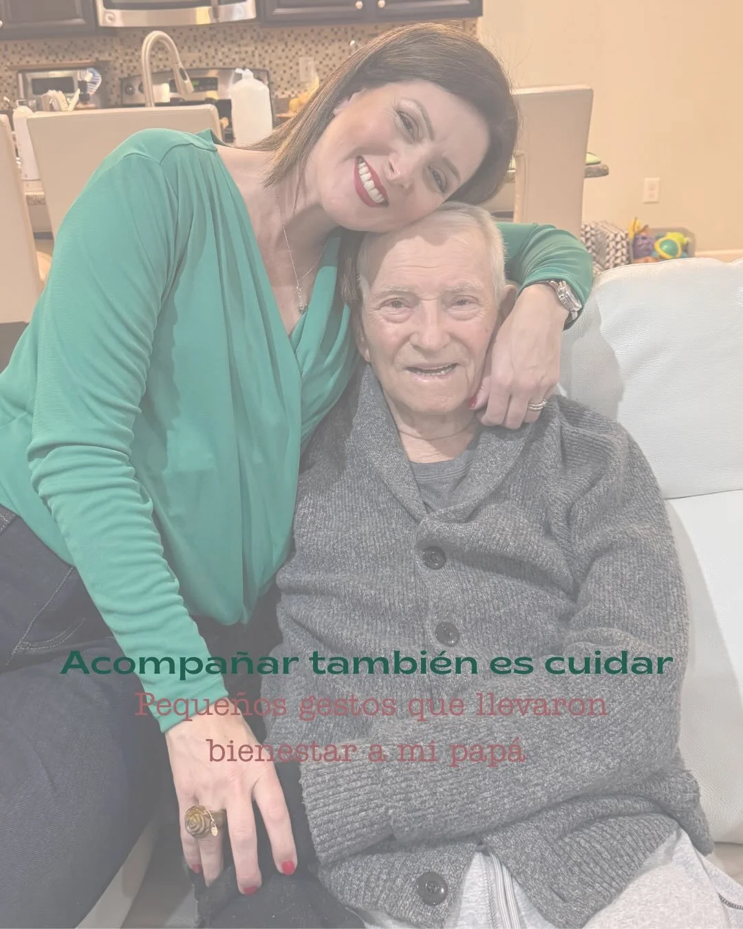 Durante los &uacute;ltimos a&ntilde;os de vida de mi pap&aacute; aprend&iacute; algo que hoy valoro profundamente:

Cuidar va mucho m&aacute;s all&aacute; de atender una necesidad f&iacute;sica.
.
Cuidar es acompa&ntilde;ar.
Es escuchar.
Es estar pre