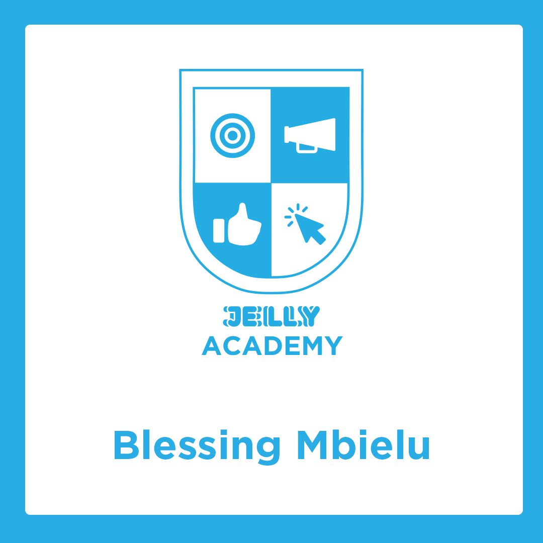 Blessing Mbielu Receives BIPOC Scholarship for Jelly Academy’s Digital Marketing Bootcamp