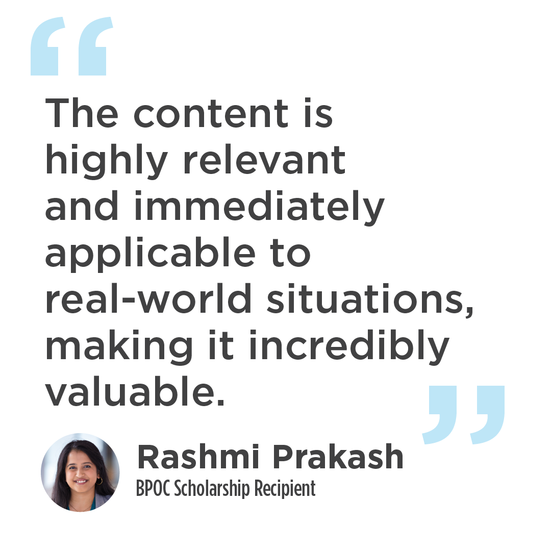 Rashmi Prakash Student Testimonial