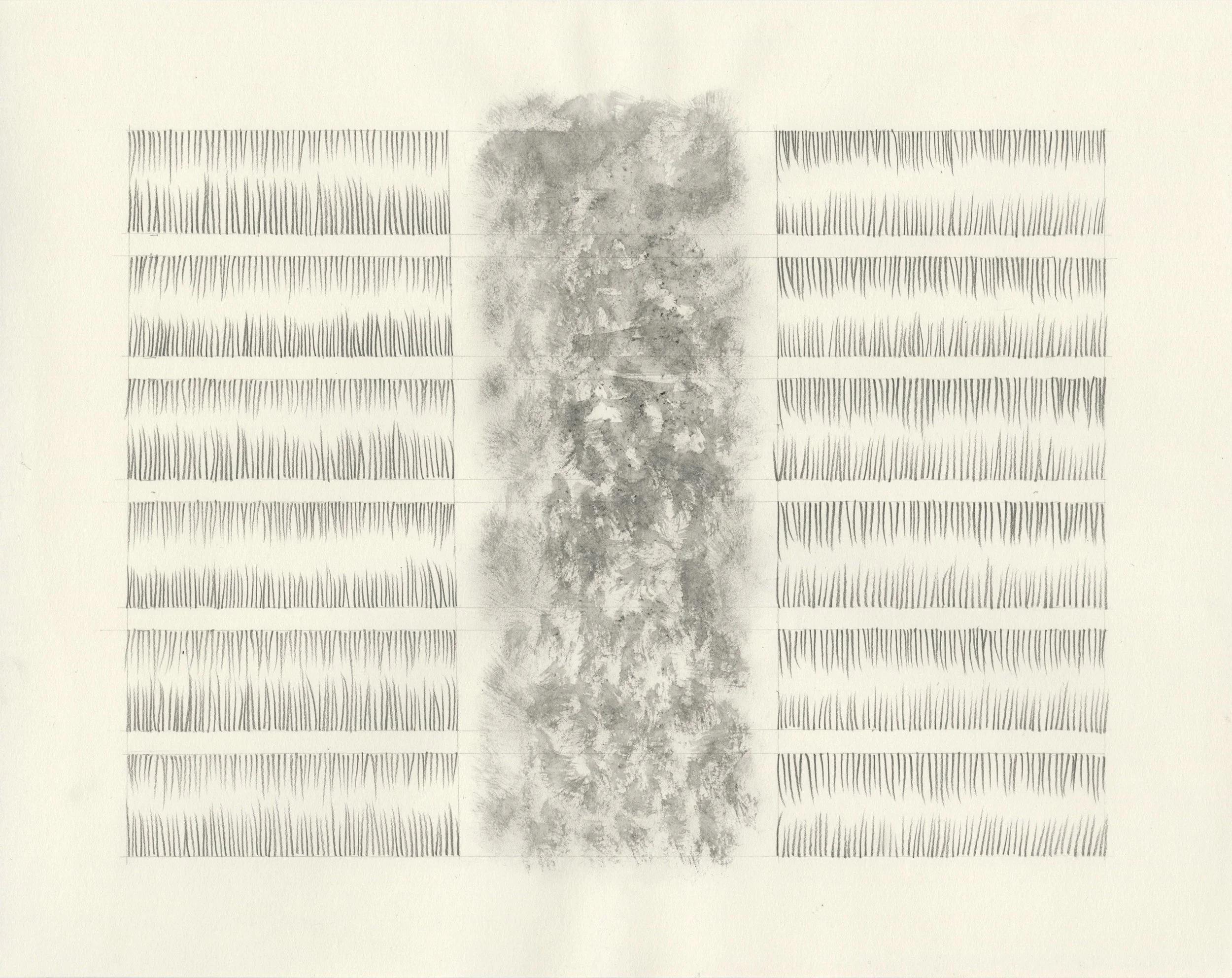 Margie NEUHAUS 
 Untitled (2021.6.21) , 2021 
Graphite on paper 
Signed and dated in pencil on the verso. 
11 x 14 inches (27.9 x 35.6 cm) Sheet 
RWFA 19962 
