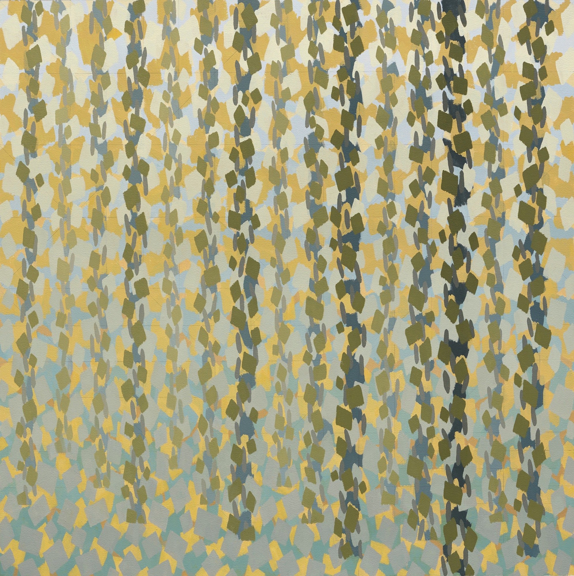 Rachael WREN 
 Timeline , 2025 
Oil on paper mounted on panel 
30 x 30 inches