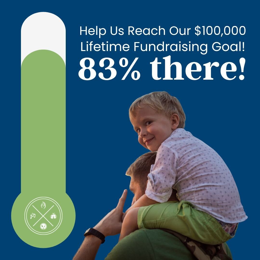 We're making progress towards our $100,000 lifetime fundraising goal at this year's #LegacyDay hosted by @riversedgebrew! 🎉 (LINK IN BIO)

You can fuel our mission to help these kids have normal childhood experiences and receive the best services fo