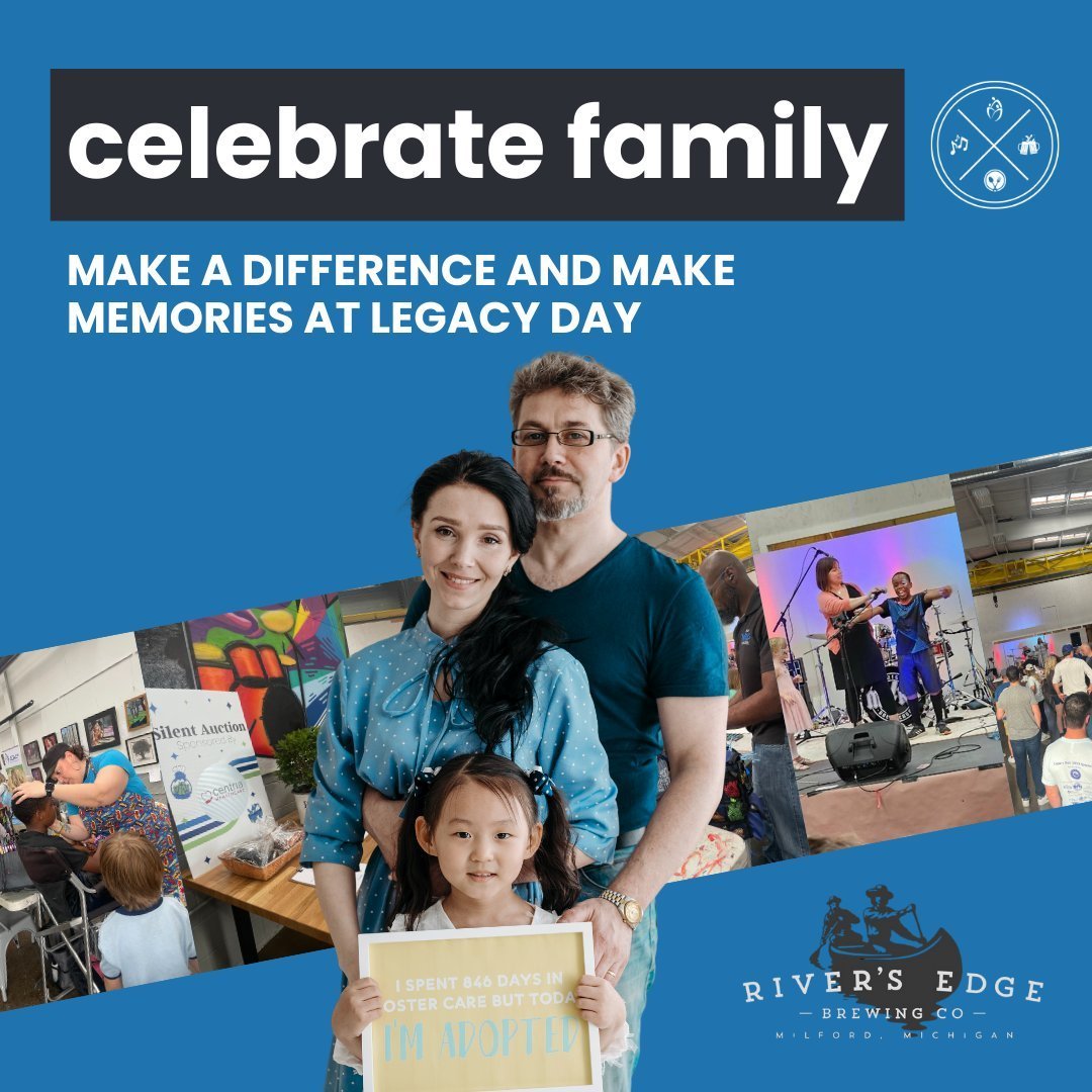 JOIN us at #LegacyDay for an unforgettable #celebration of family at @riversedgebrew on May 11th! Get ready to groove to the music, indulge in delicious food, sip on refreshing drinks, and, most importantly, bond with your loved ones. It's a day fill