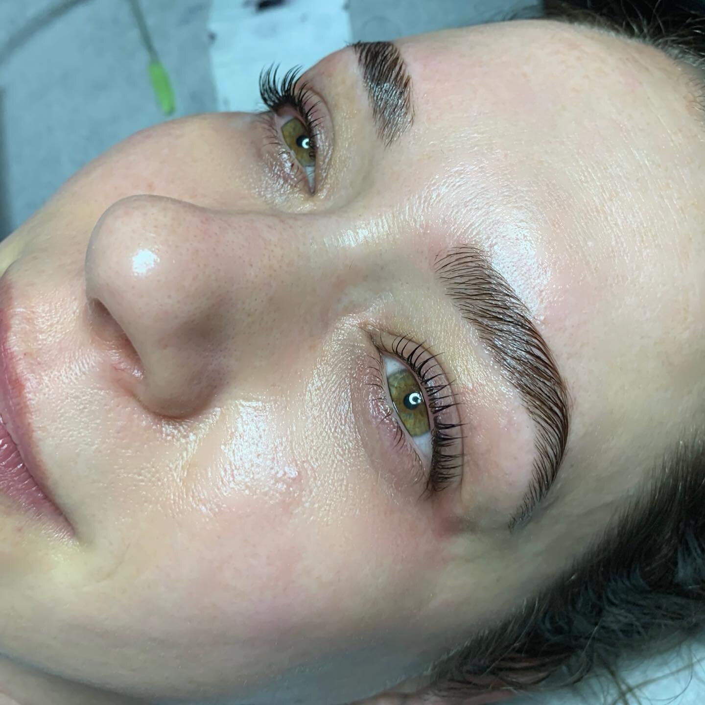 My girlie got the works today! 
Lash Lift ✅ 
Brow Lamination ✅ 
Dermaplaning ✅ 

#booknow #dermaplaning #lashlift #browlamination #tinting #threading #browgoals #lashgoals #TheFaceLabPgh