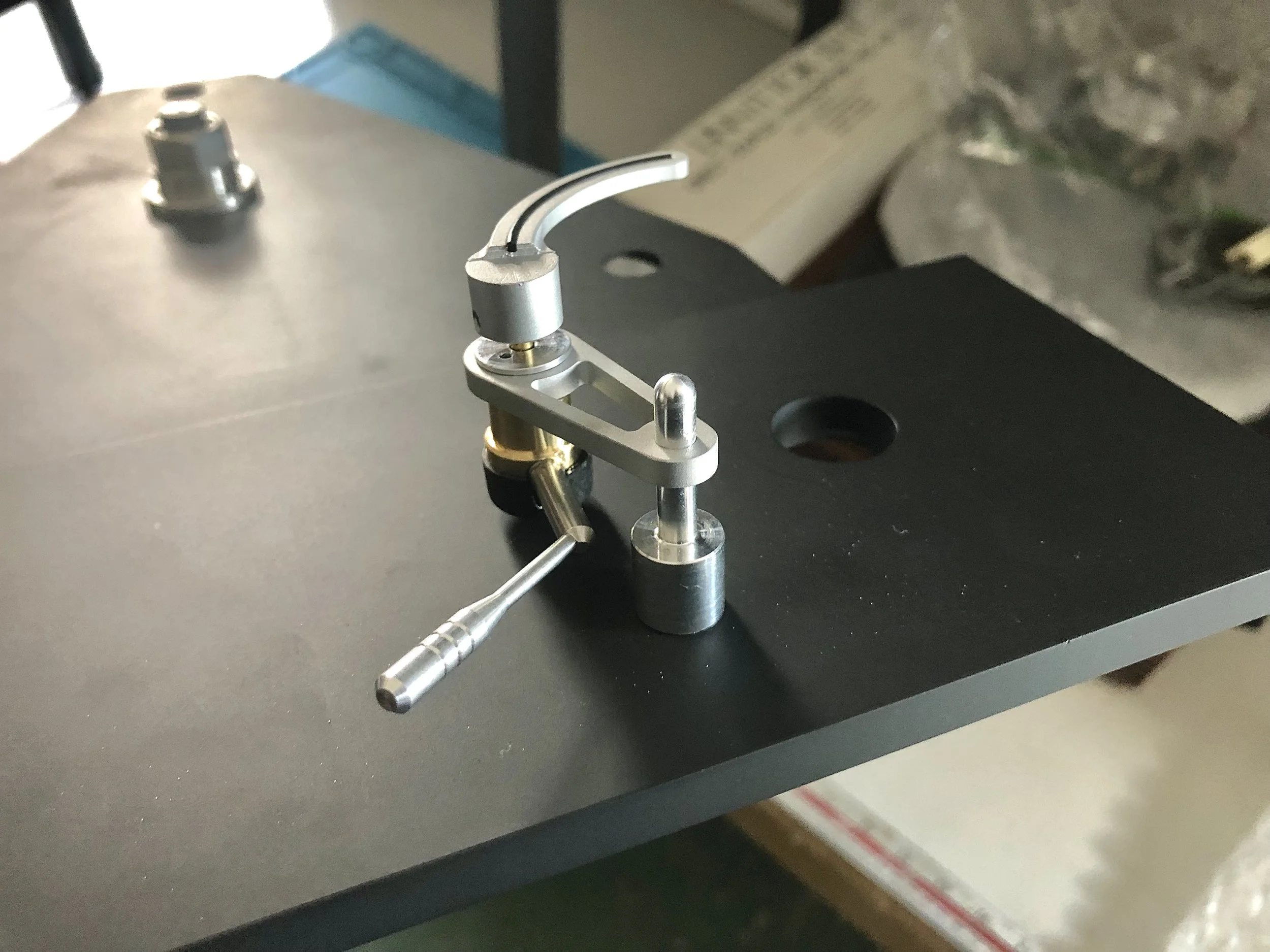 Drilling Linn Keel subchassis to add a lifting mechanism.