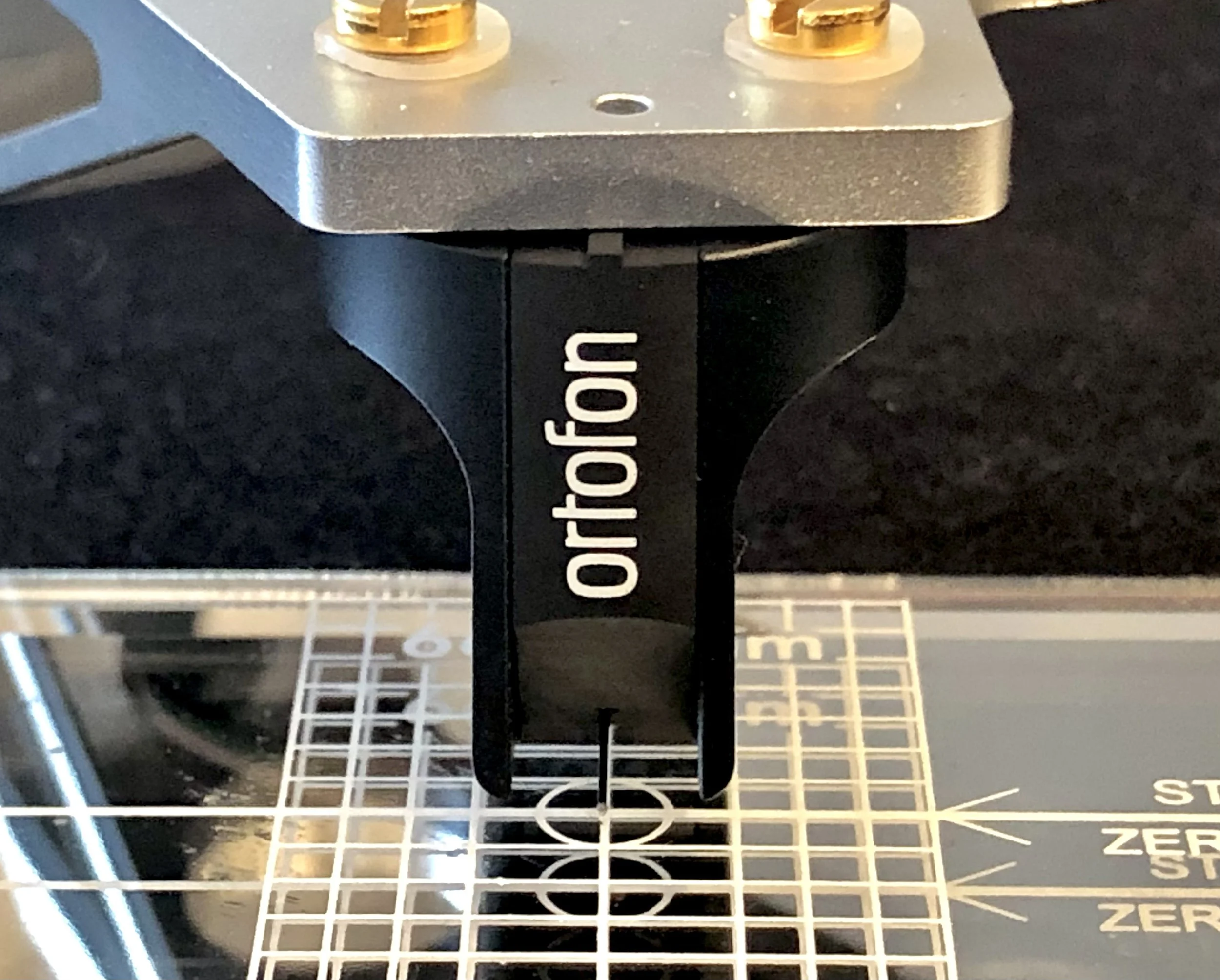 New cartridge alignment and azimuth setting.