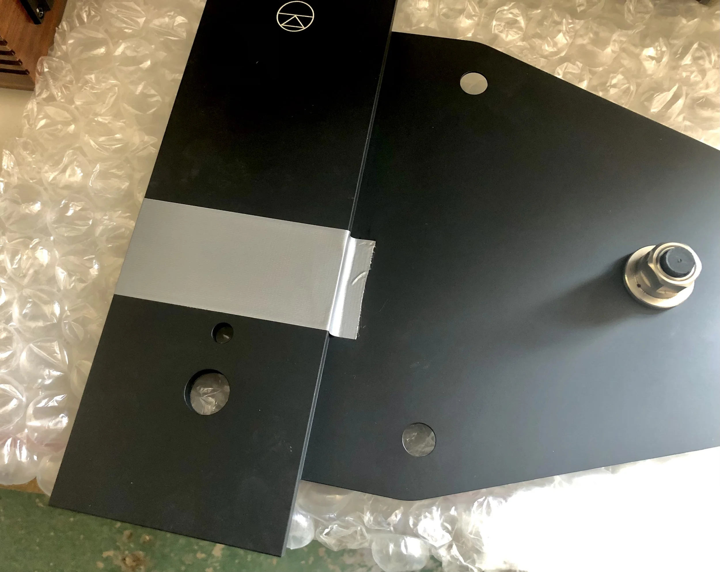 Drilling Linn Keel subchassis to add a lifting mechanism.