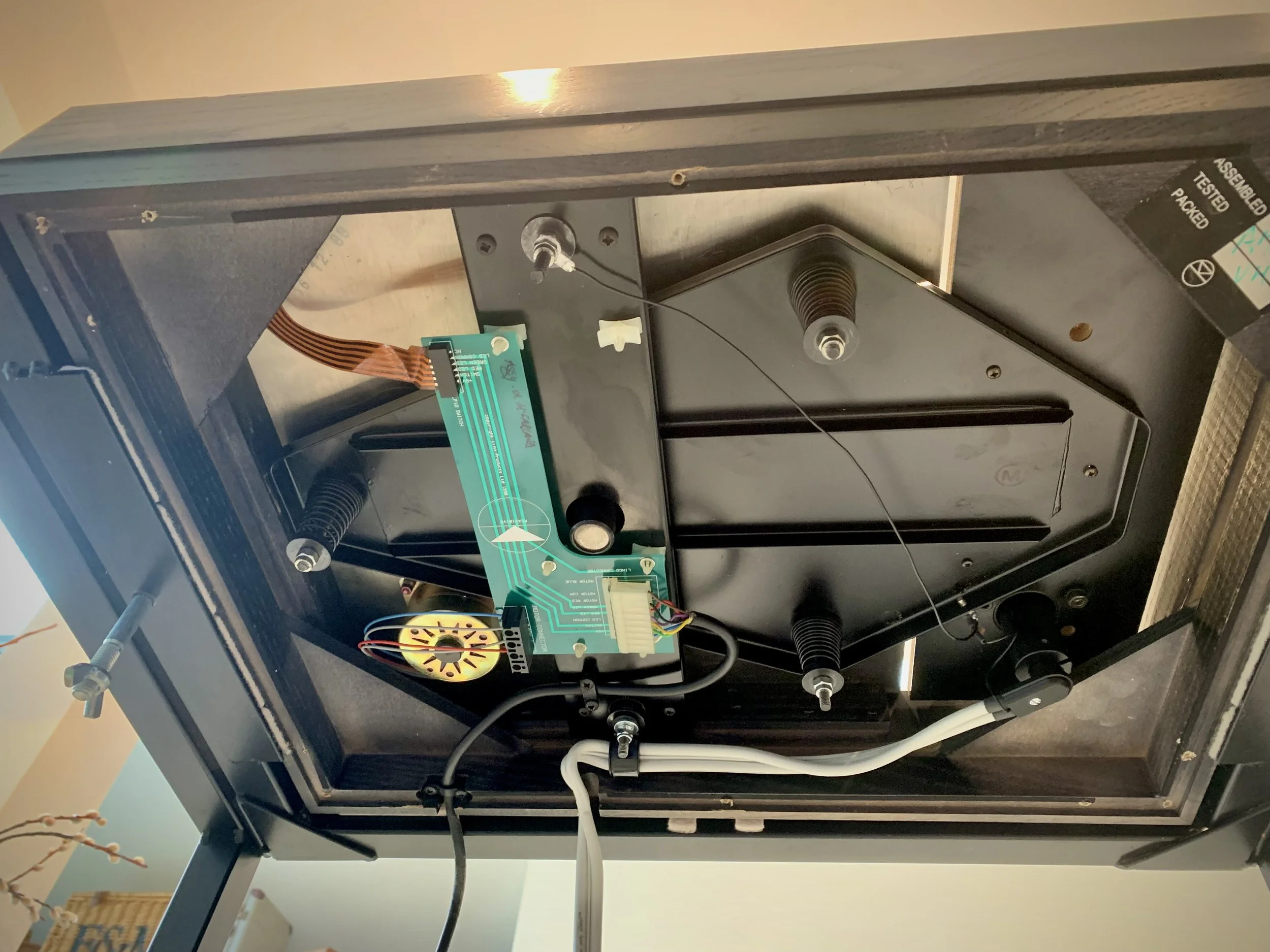 Full service and tonearm/cartridge adjustment. 