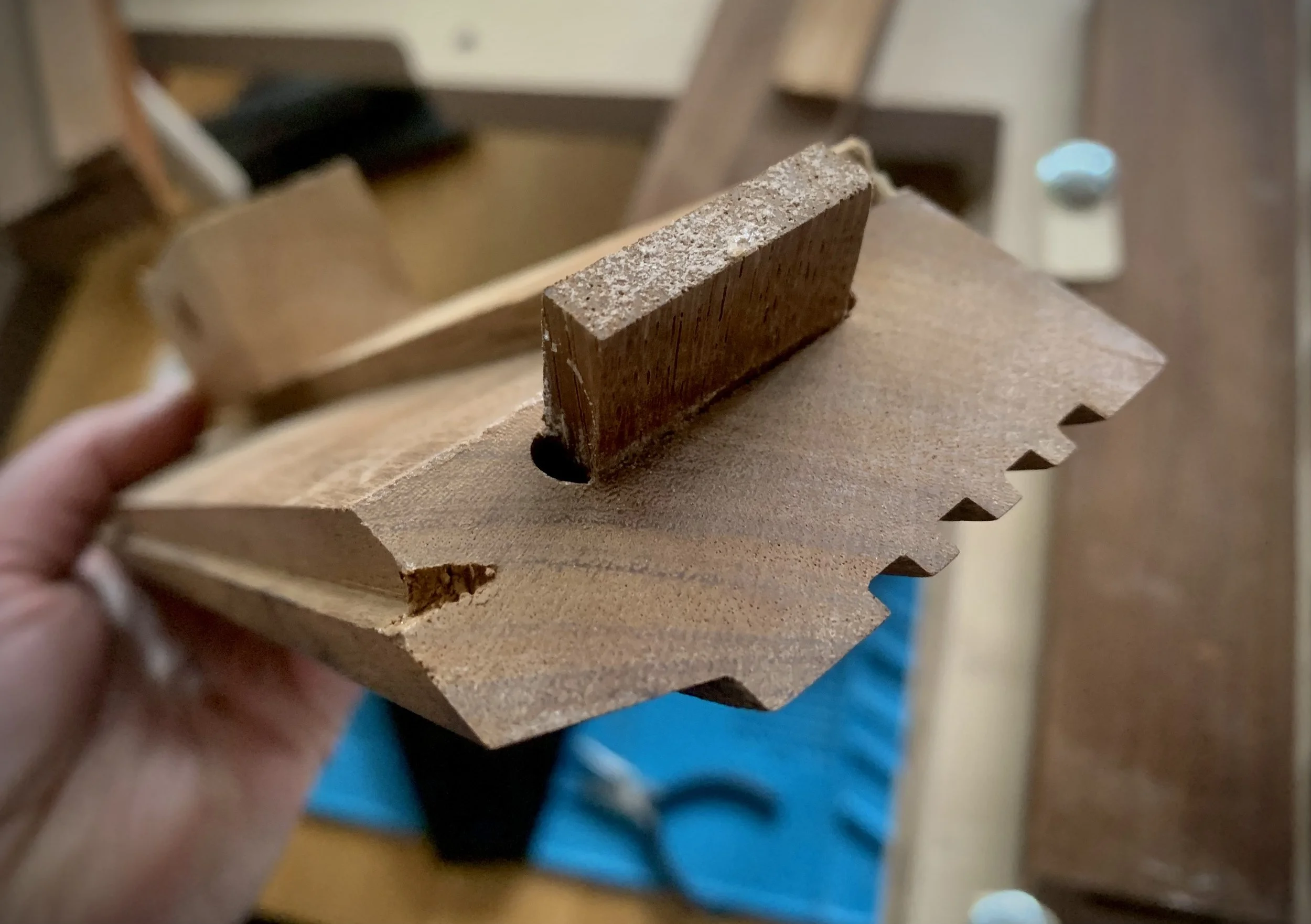 Resurfacing and preparation for regluing.