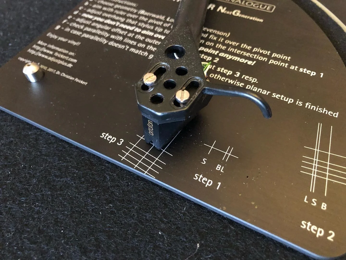 New cartridge fitting.