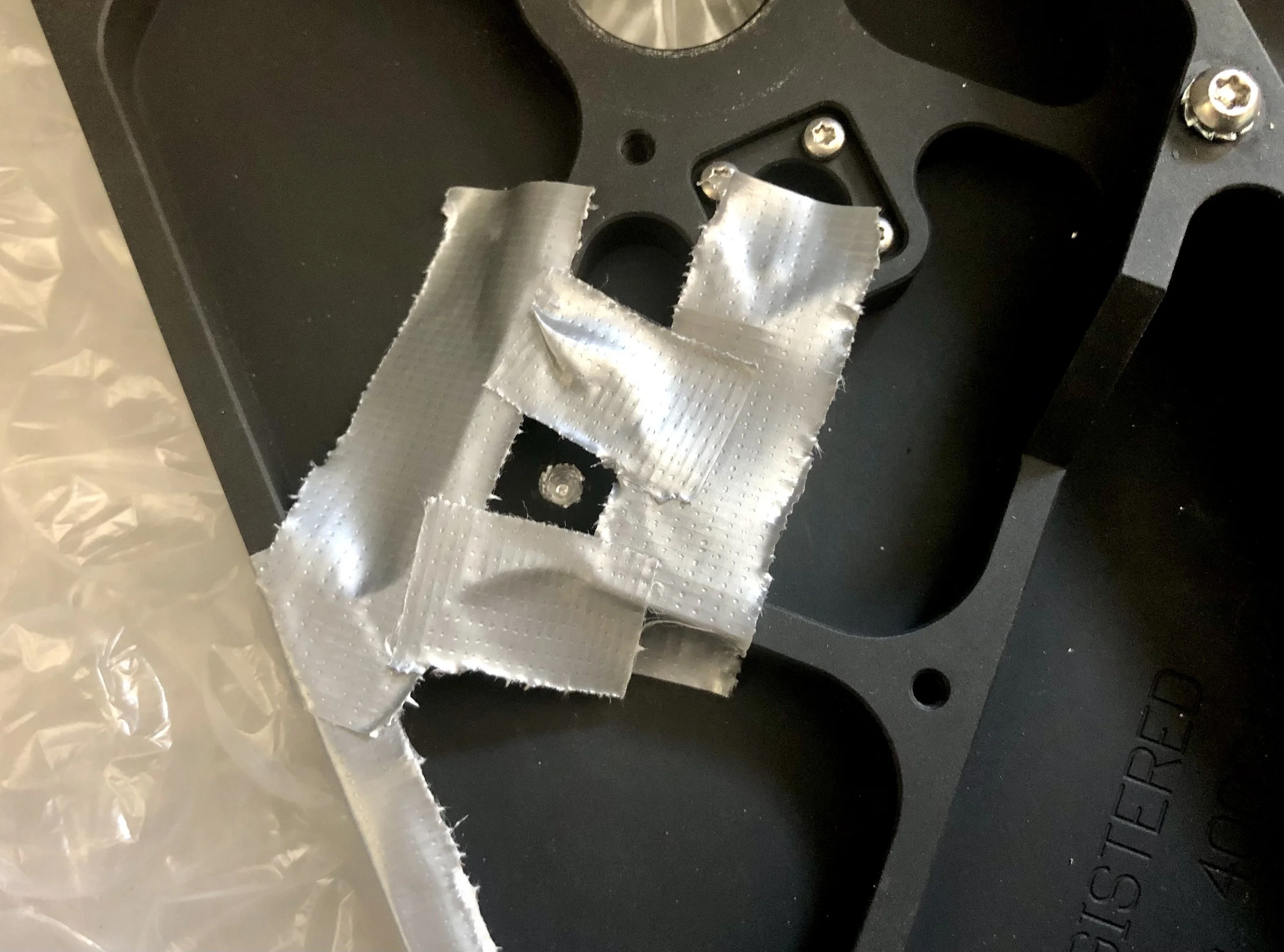 Drilling Linn Keel subchassis to add a lifting mechanism.