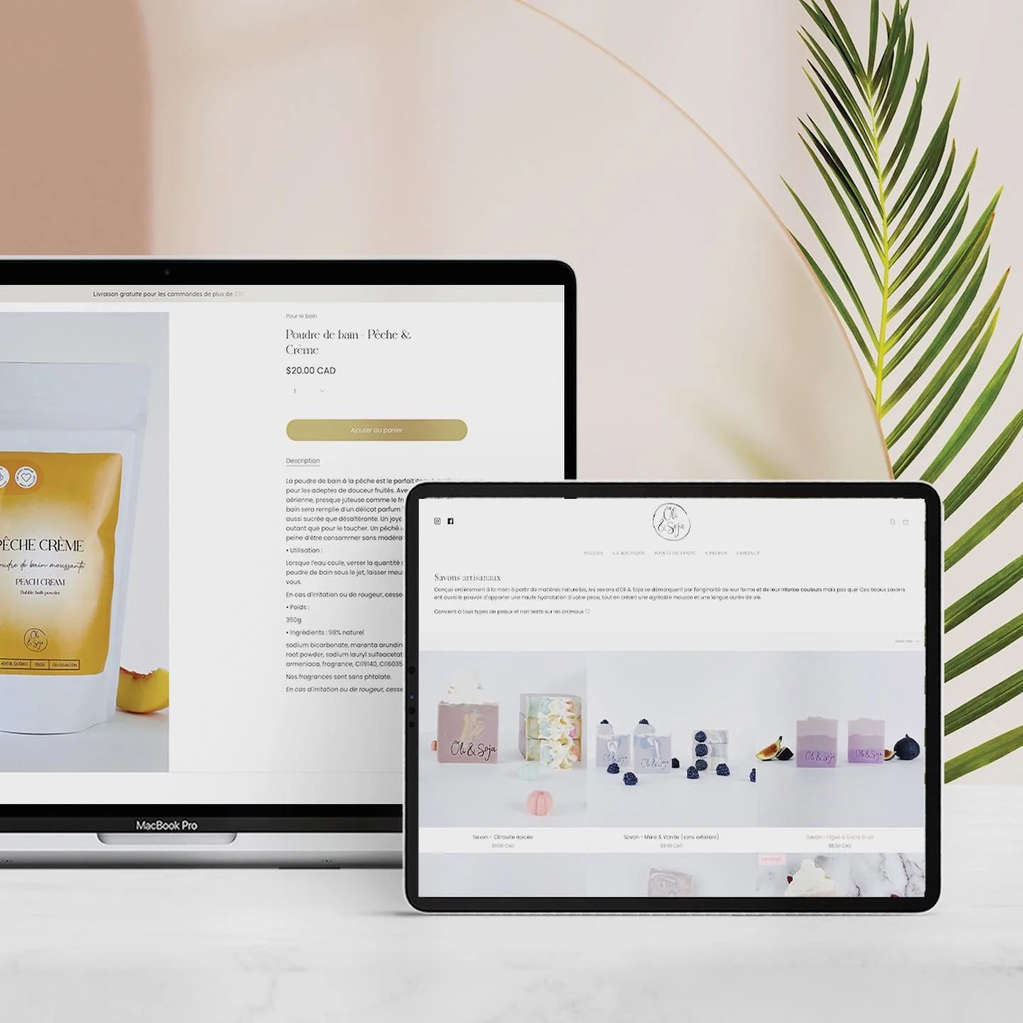 &ndash; Refonte de la boutique en ligne @oli_soja cr&eacute;&eacute;e sur @shopify 💚 une nouvelle template avec des images plus grandes, un meilleur reflet des textures, une navigation plus famili&egrave;re et beaucoup beaucoup plus d&rsquo;informat