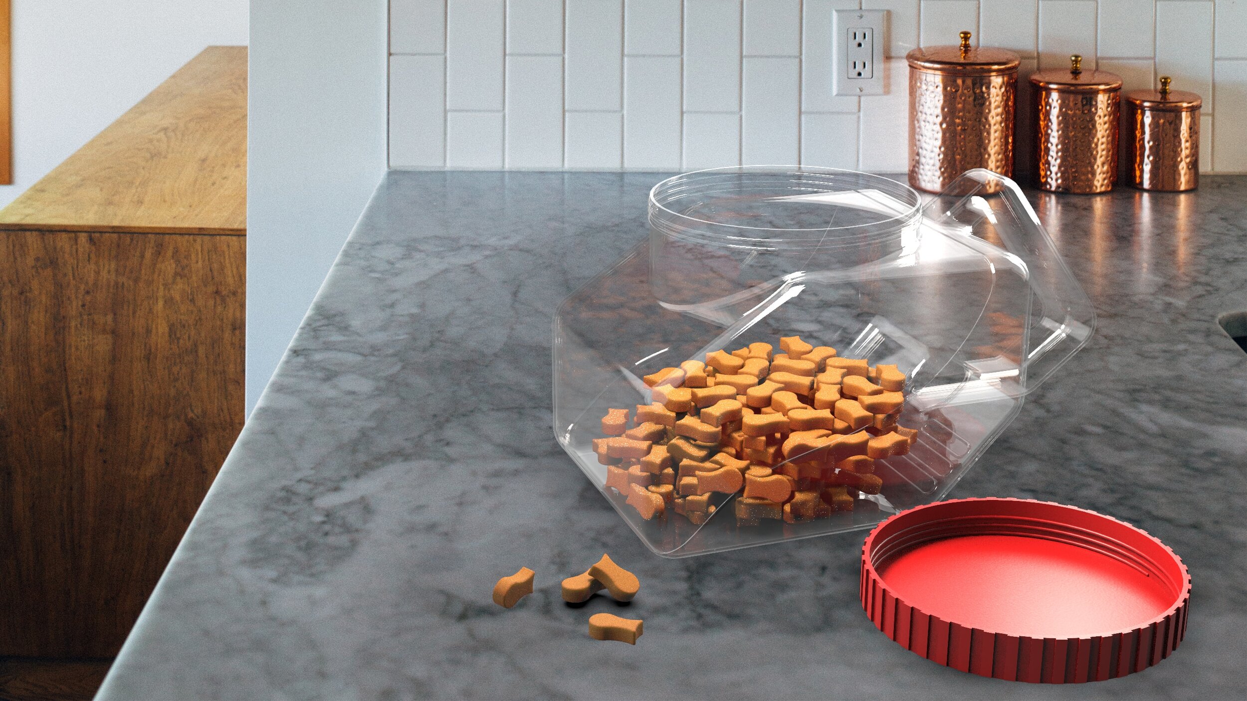 Cat Treat Container/ Litter scooper