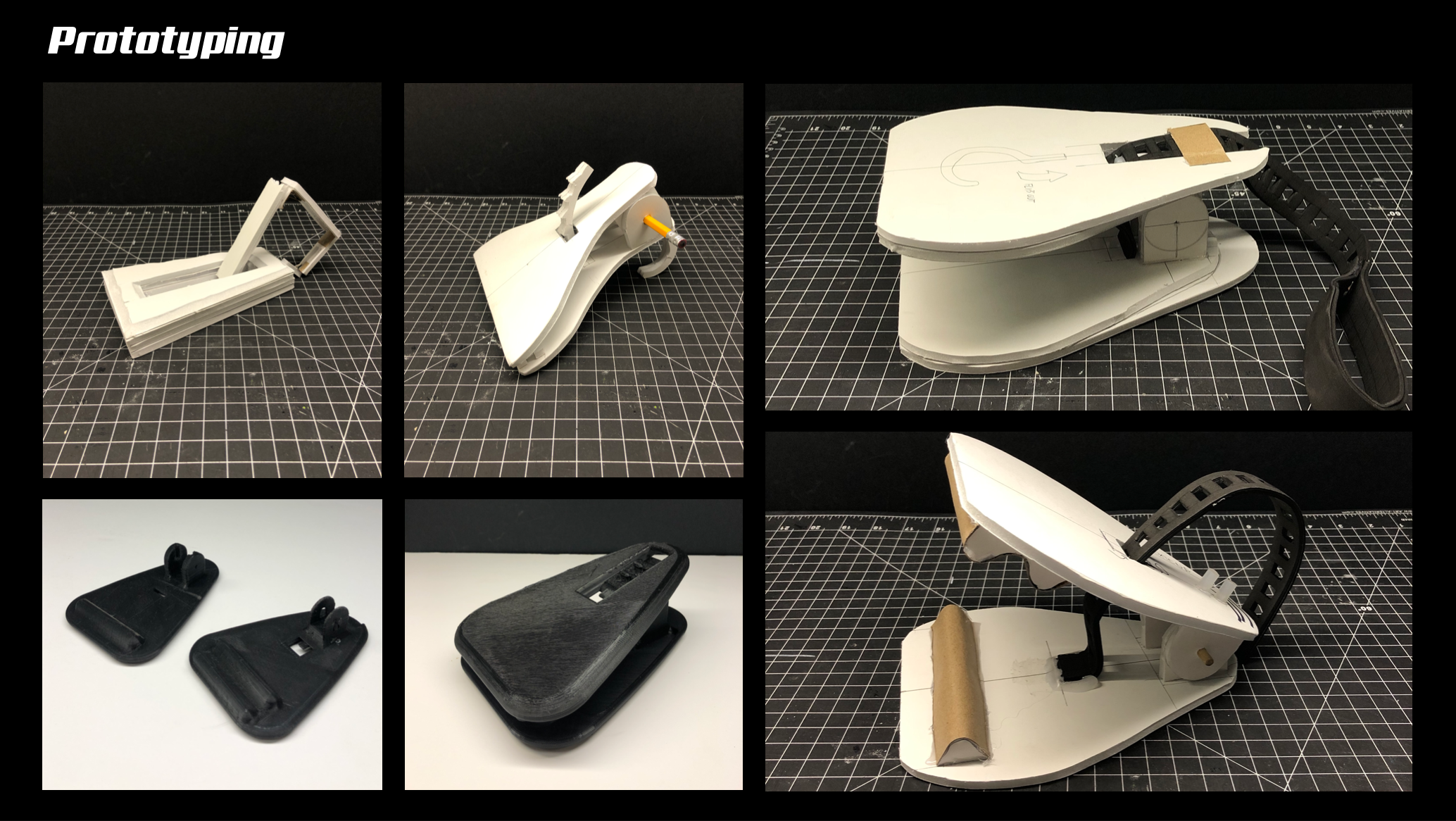 Prototyping over and over again really assisted in understanding the movement and functionality of the clip.