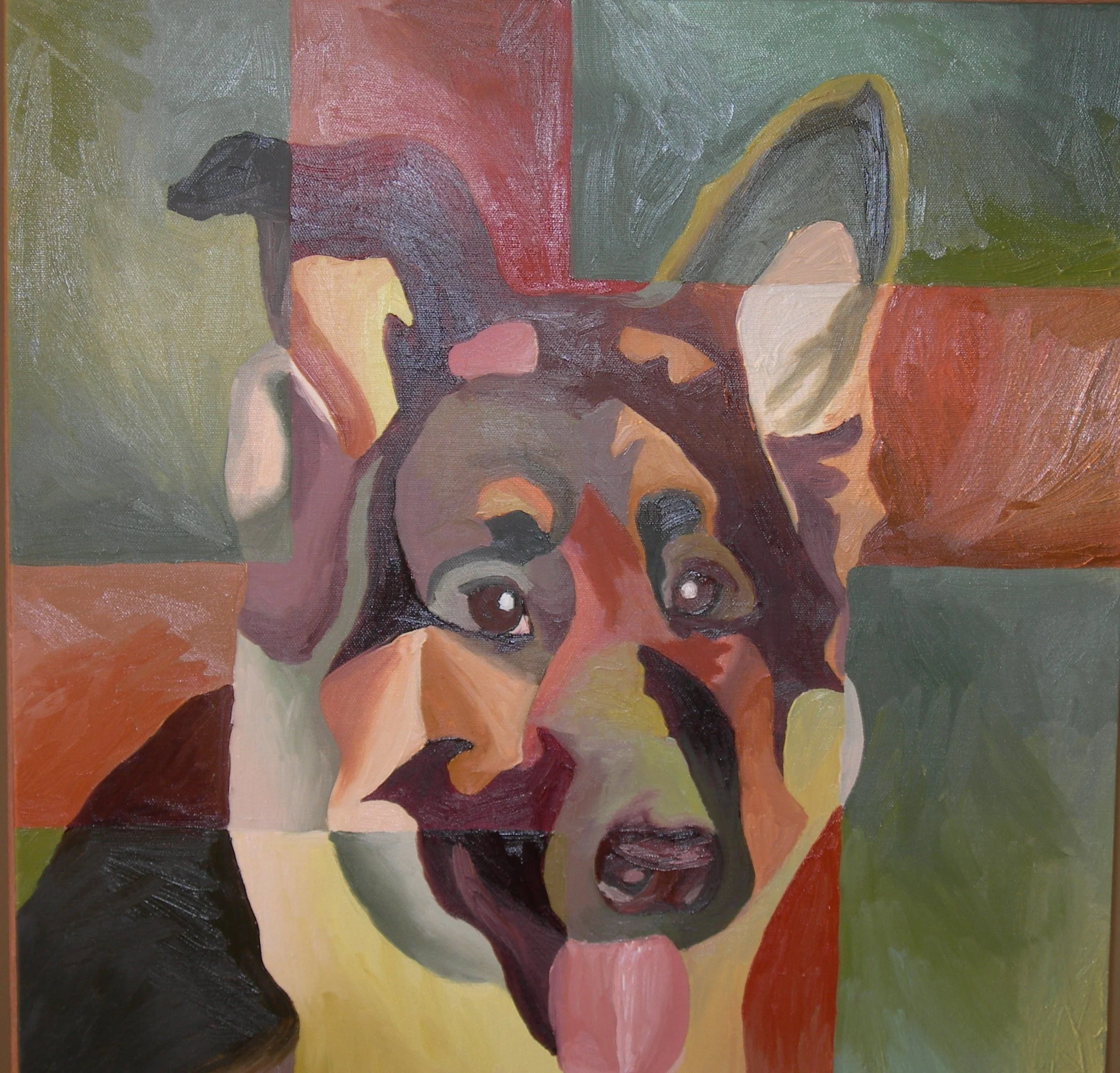 Whiskey. Oil on Canvas. 18"square. Private Collection & Commission.