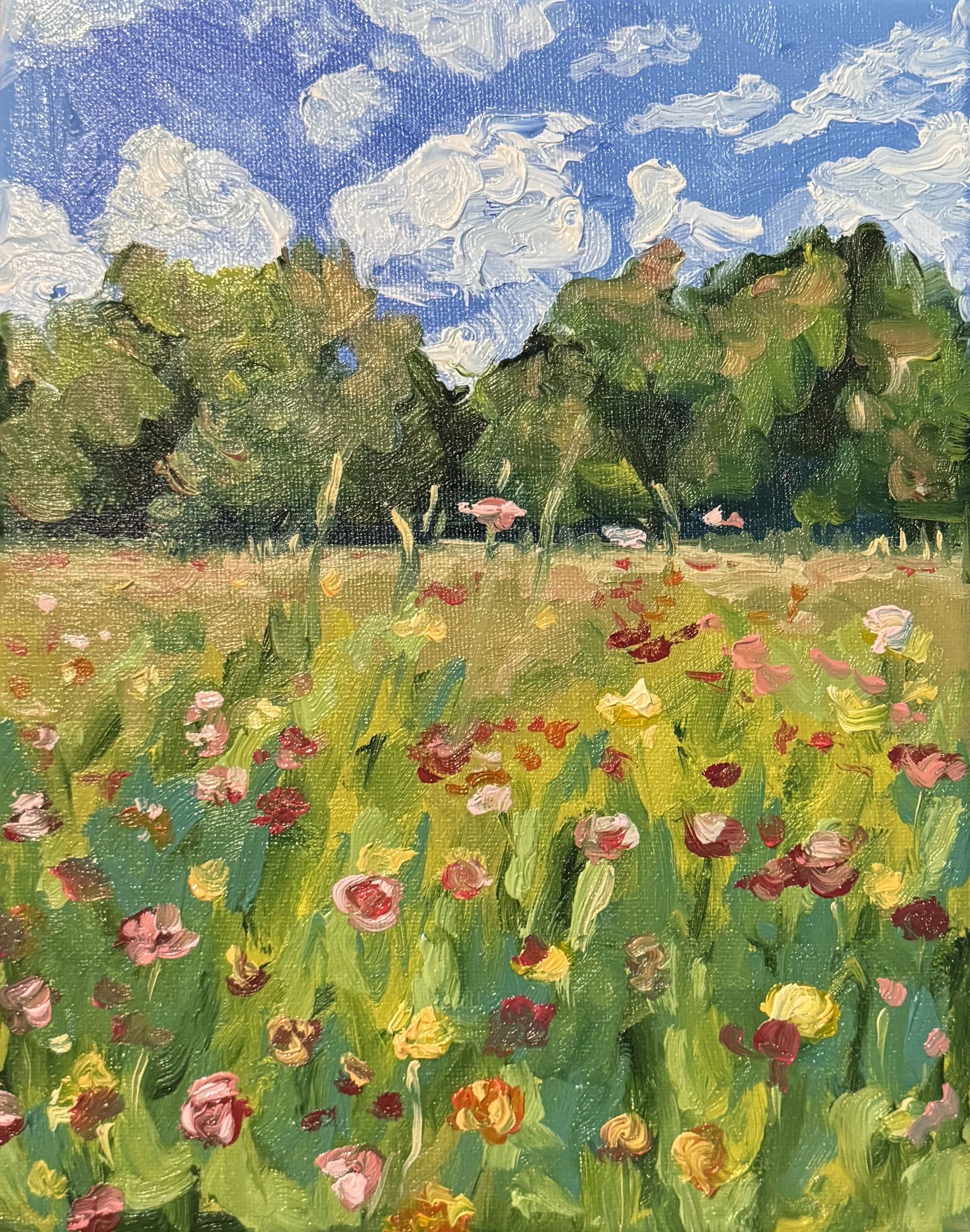 Hannah's Landscape. Oil on Canvas. 2026.  Private Collection.