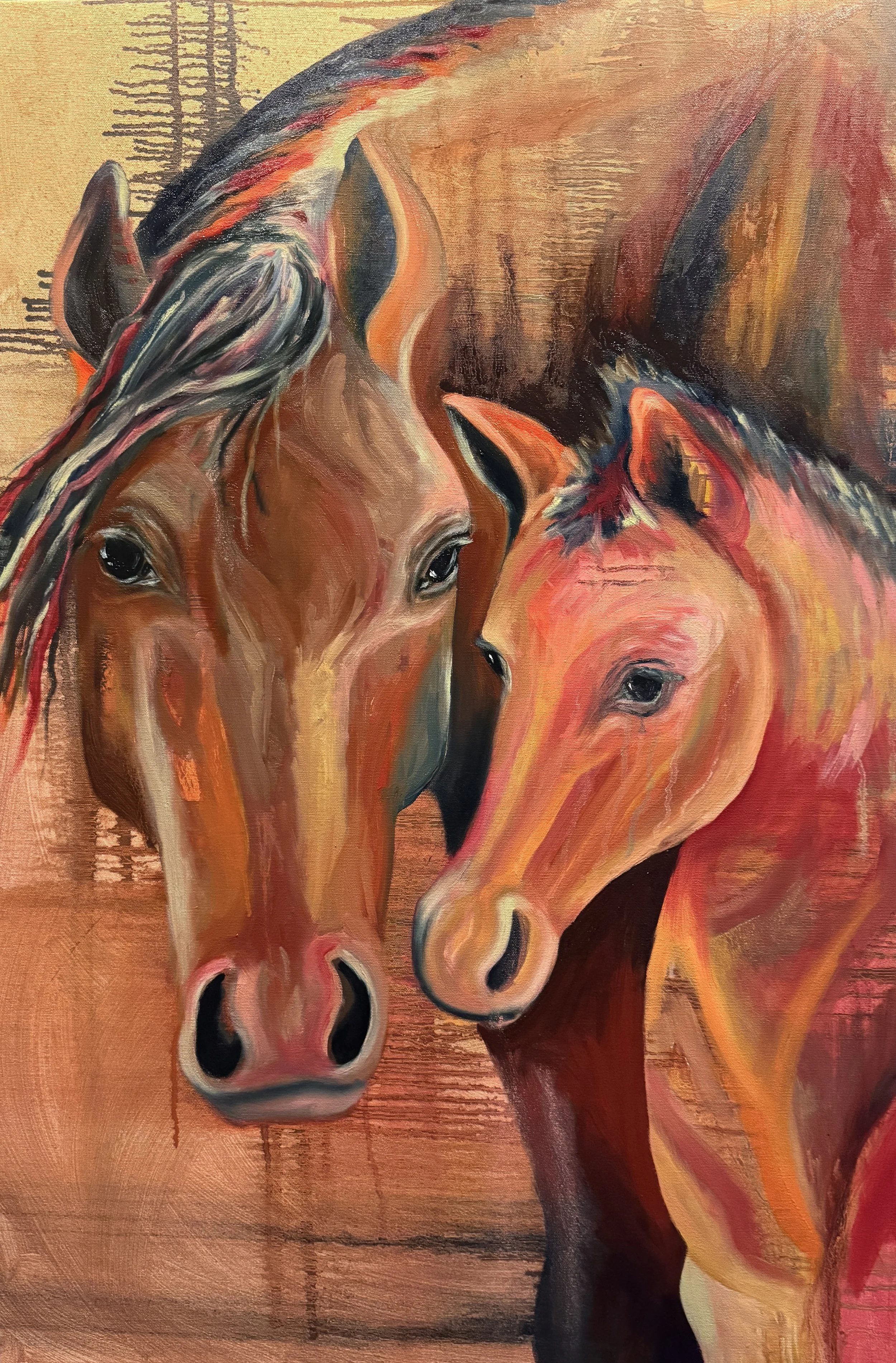 Soul Inheritance. Oil on Canvas. 24"x36". 2026. Available for purchase. 