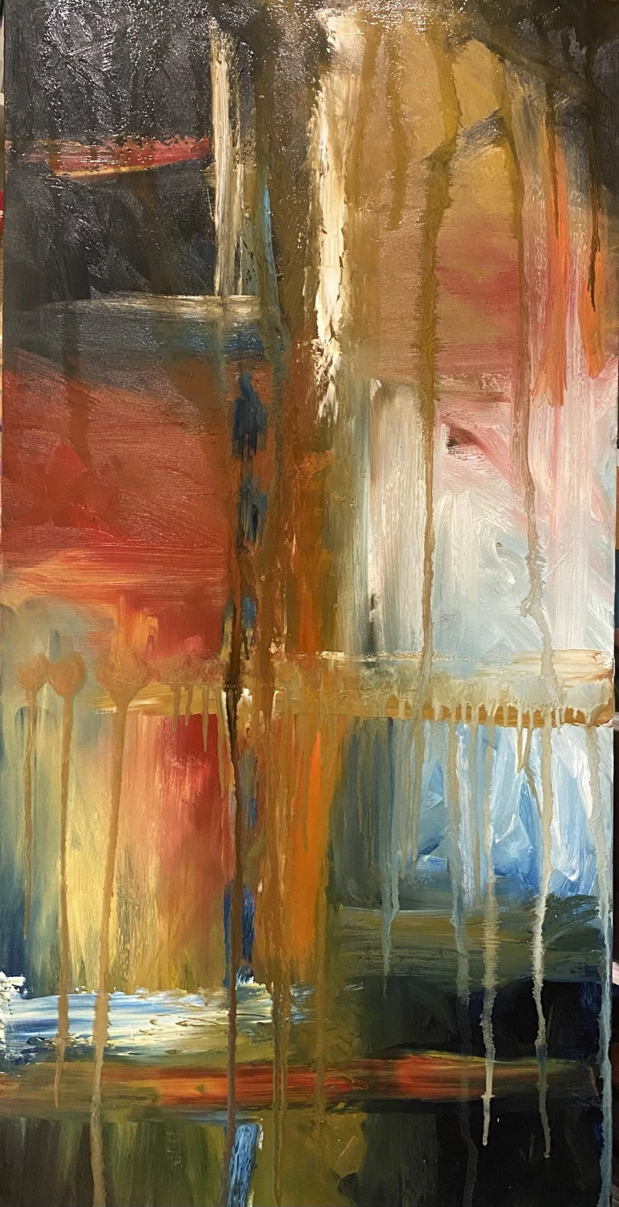 Steen's Painting. Oil on Canvas. 18"x36". Private Collection and Commission. 