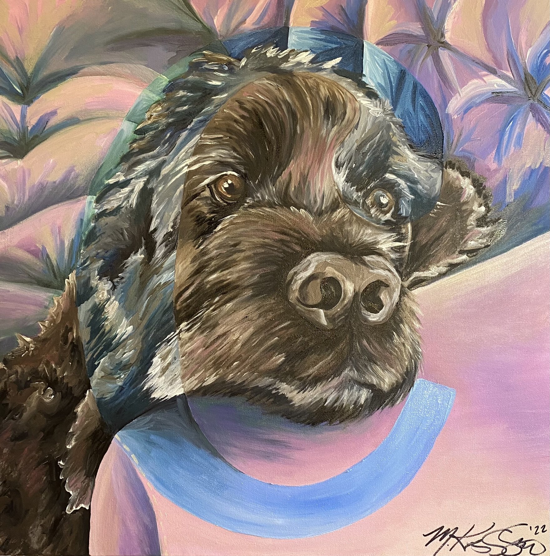 Charlie. Oil on Canvas. 18"square. Private Collection and Commission. 