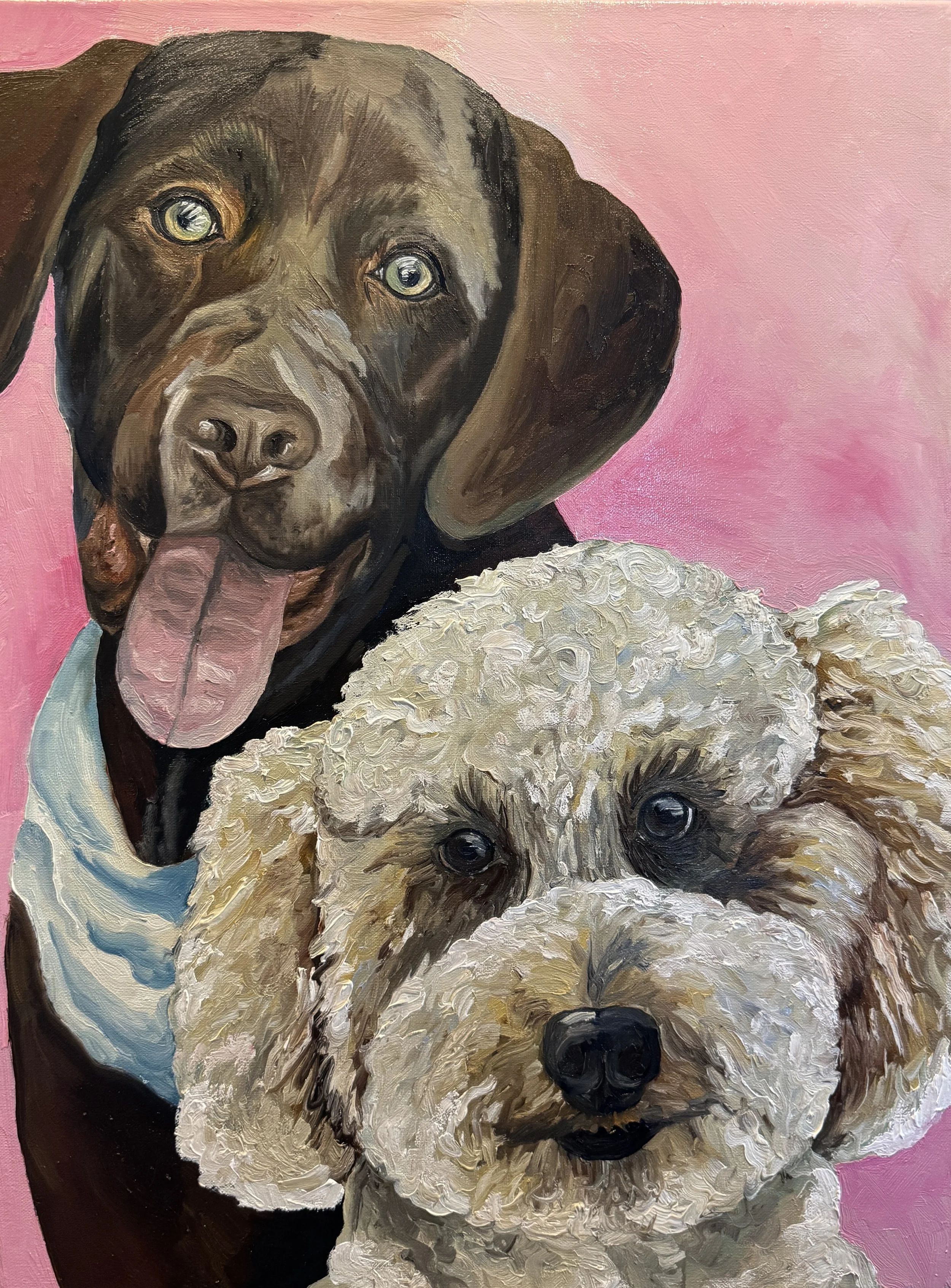 Taylor's Girls. Oil on Canvas. 18"x24". 2025. Private Collection and Commission. 