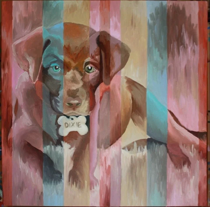 Dixie. Oil on Canvas. 18"square. Private Collection and Commission. 