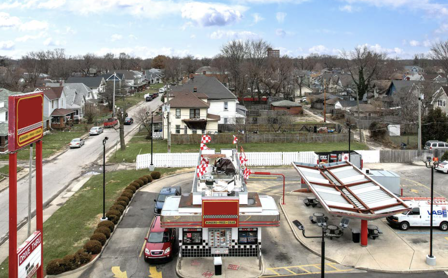 Double Drive-Thru Buildings near Indy