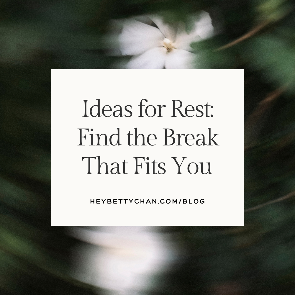 Ideas for Rest