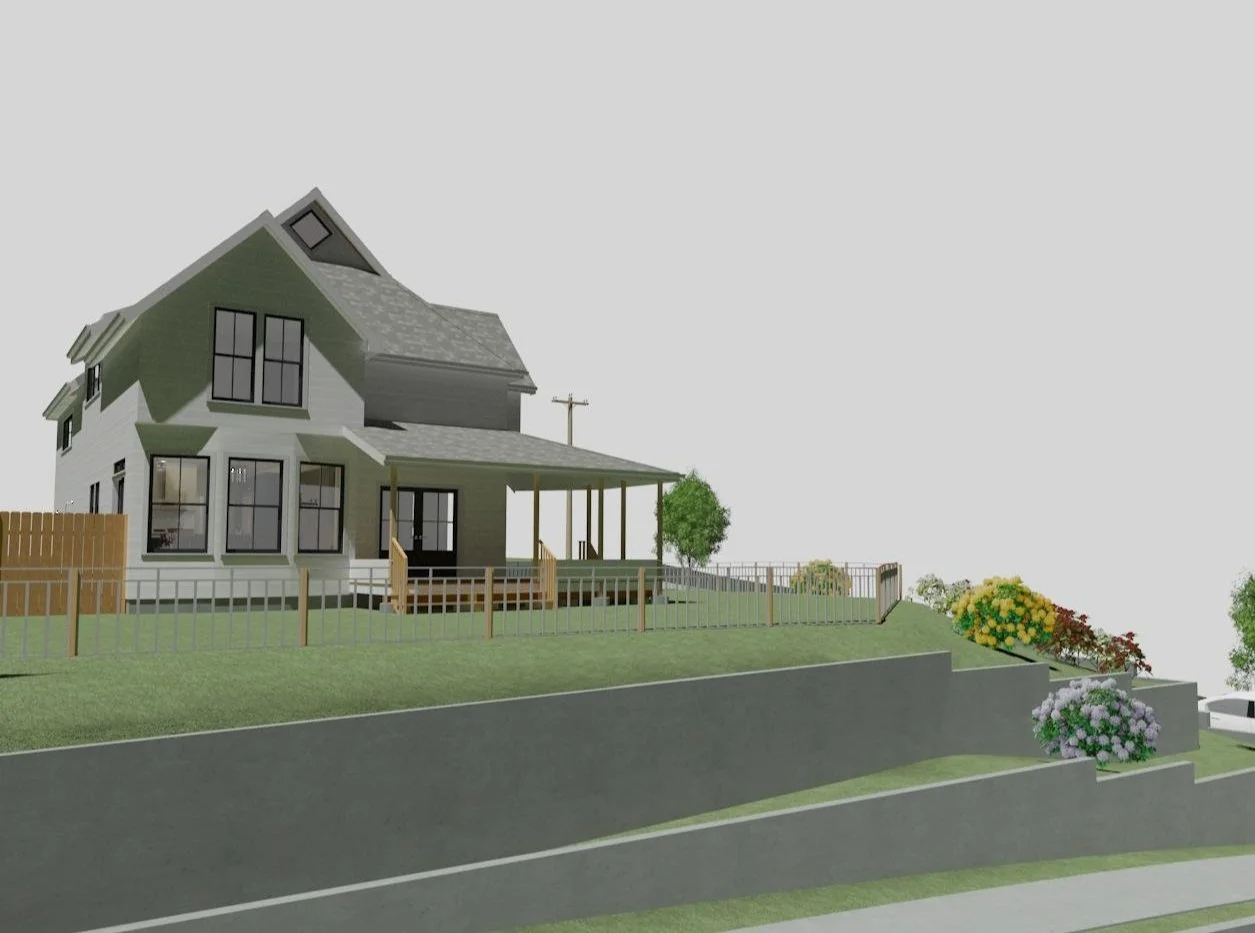 3d rendering of Hood River renovation