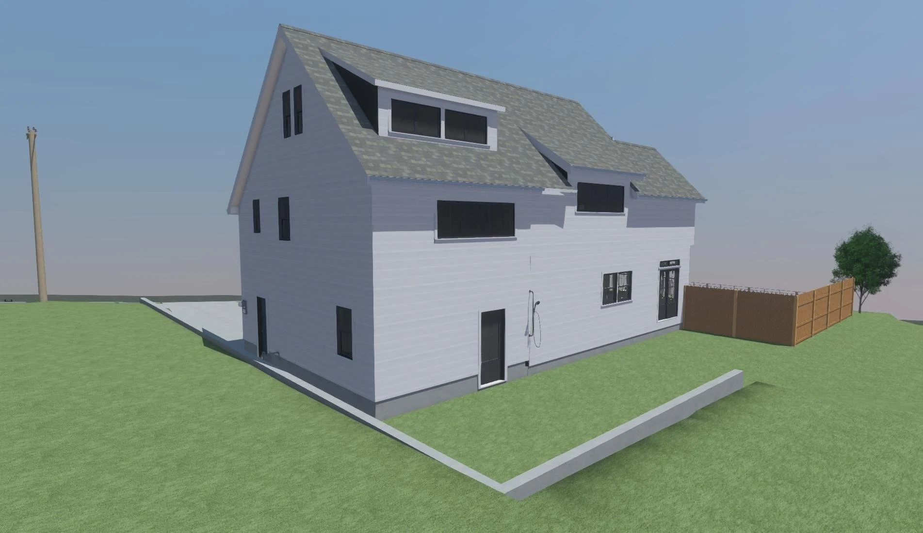 3d rendering of Hood River renovation