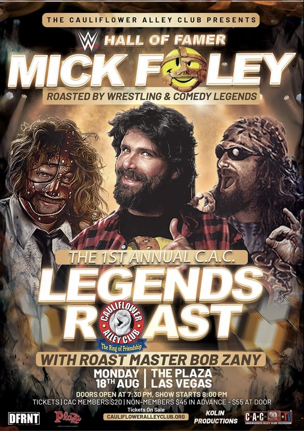 The Three Faces of Foley Gets Roasted: Mick Foley Set for a No-Holds-Barred Night of Laughs at Cauliflower Alley Club Reunion