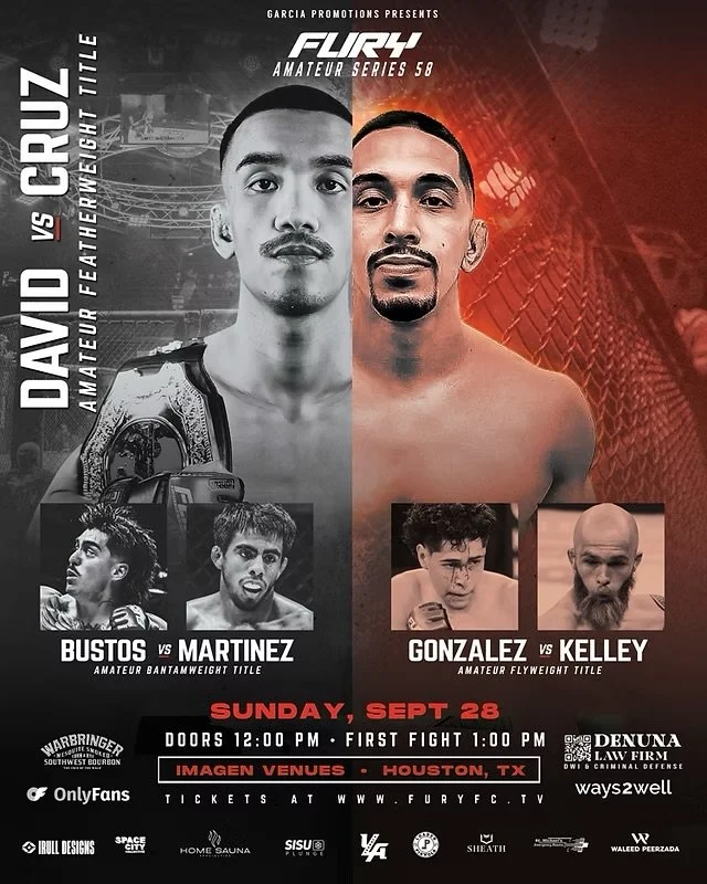 Triple-Title Night on Tap as Fury Amateur Series 58 Lands in Houston