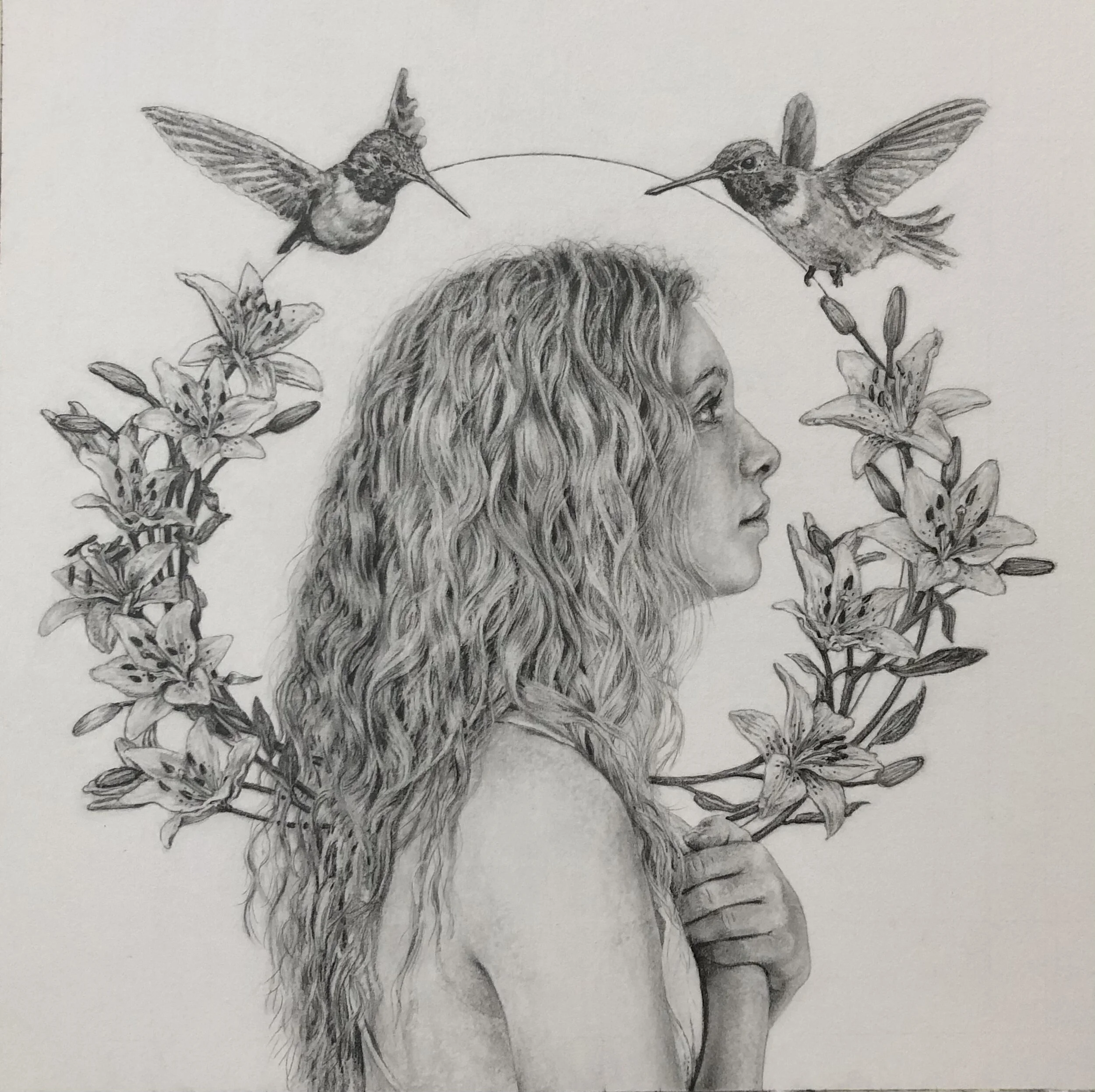 Fleur - graphite 