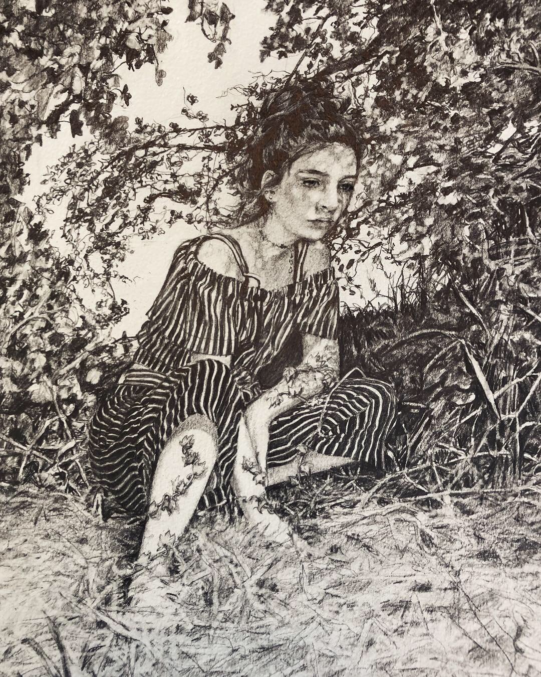 The Entwining - graphite 