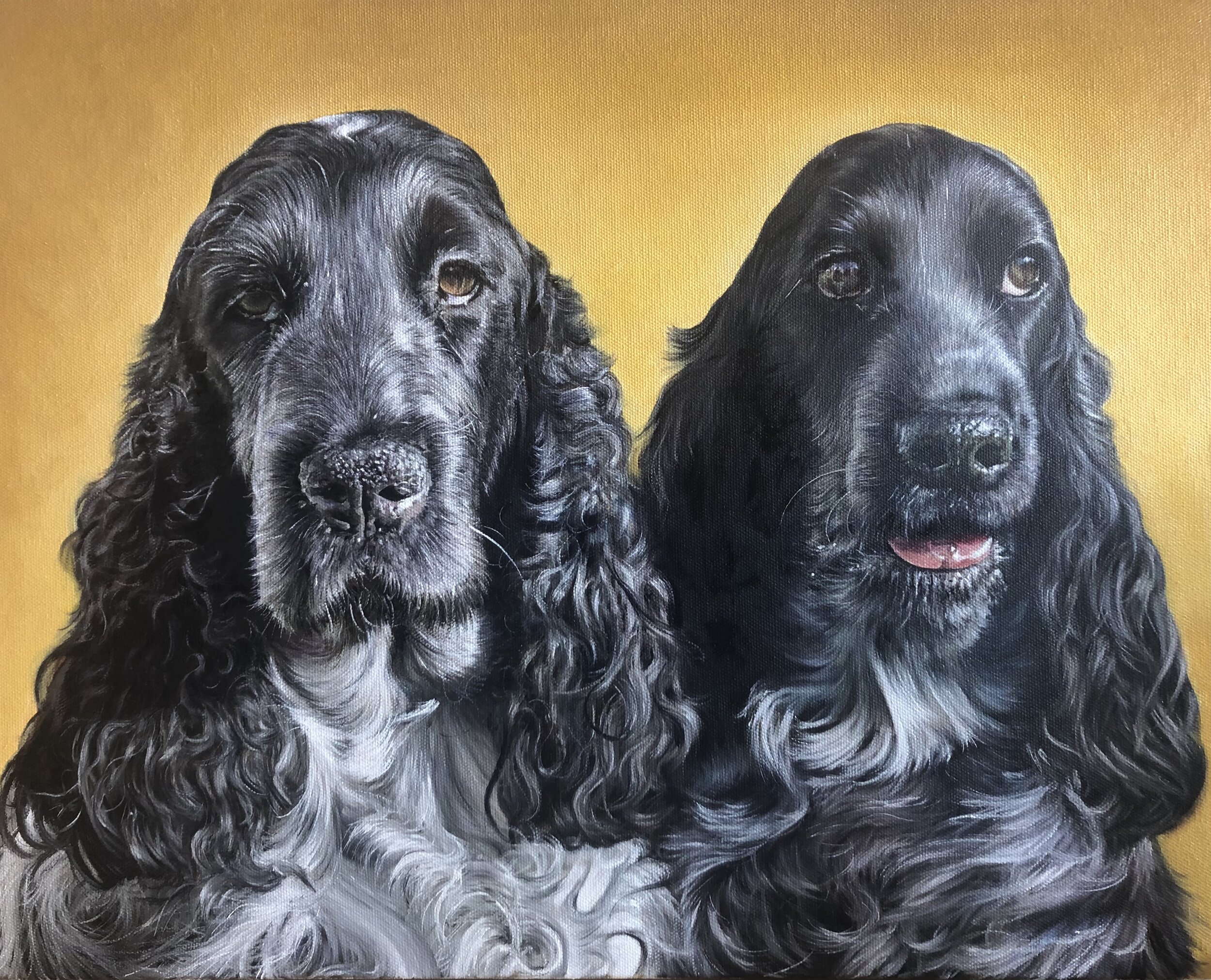 “Bella and Lola” commissioned piece