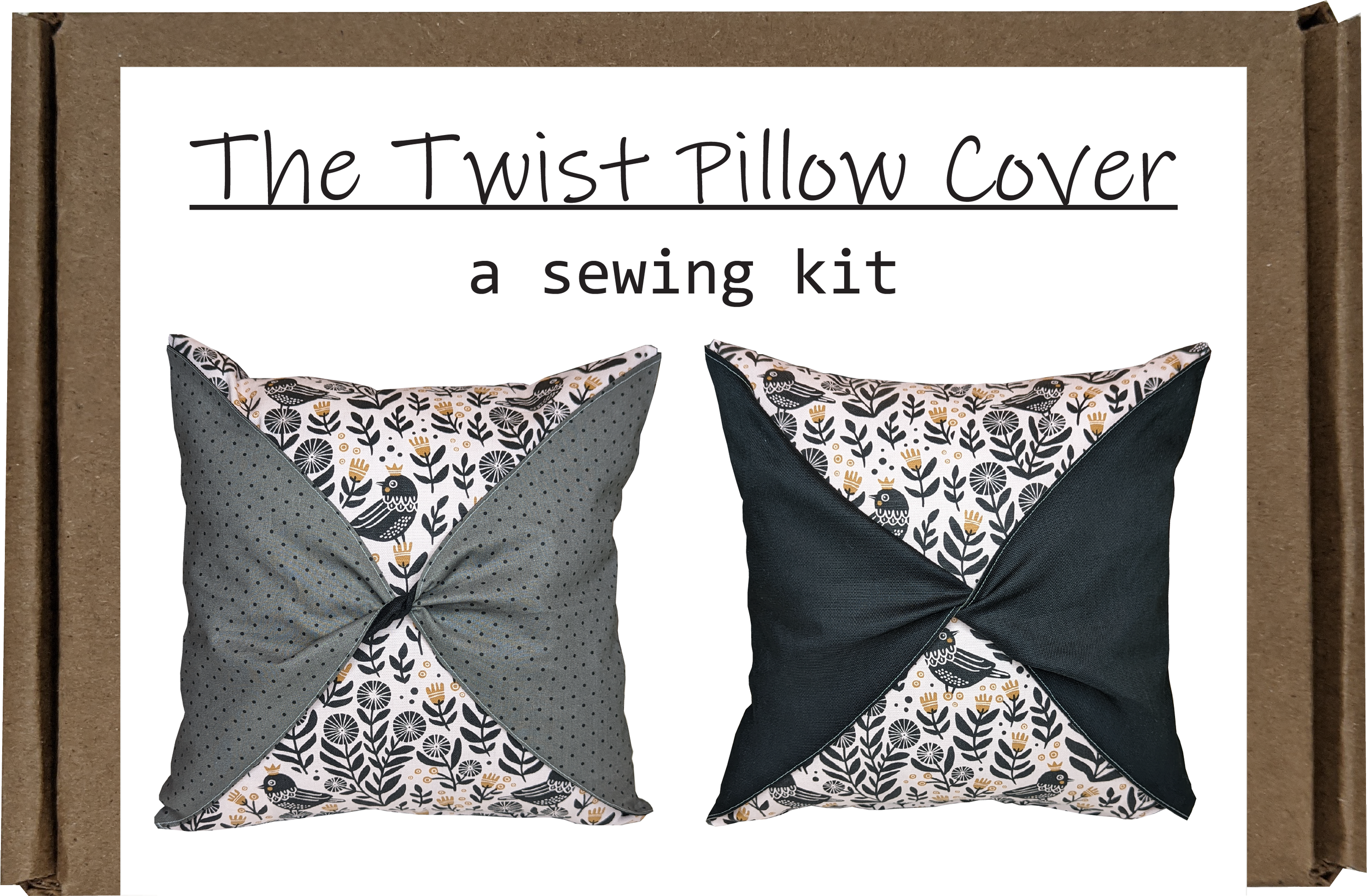 The Twist Throw Pillow Cover — Butterscotch Sewing