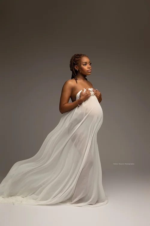 chinese dress ladies Kate Sexy Tulle Custom Maternity Photoshoot Gowns, XXL / 5#-Khaki