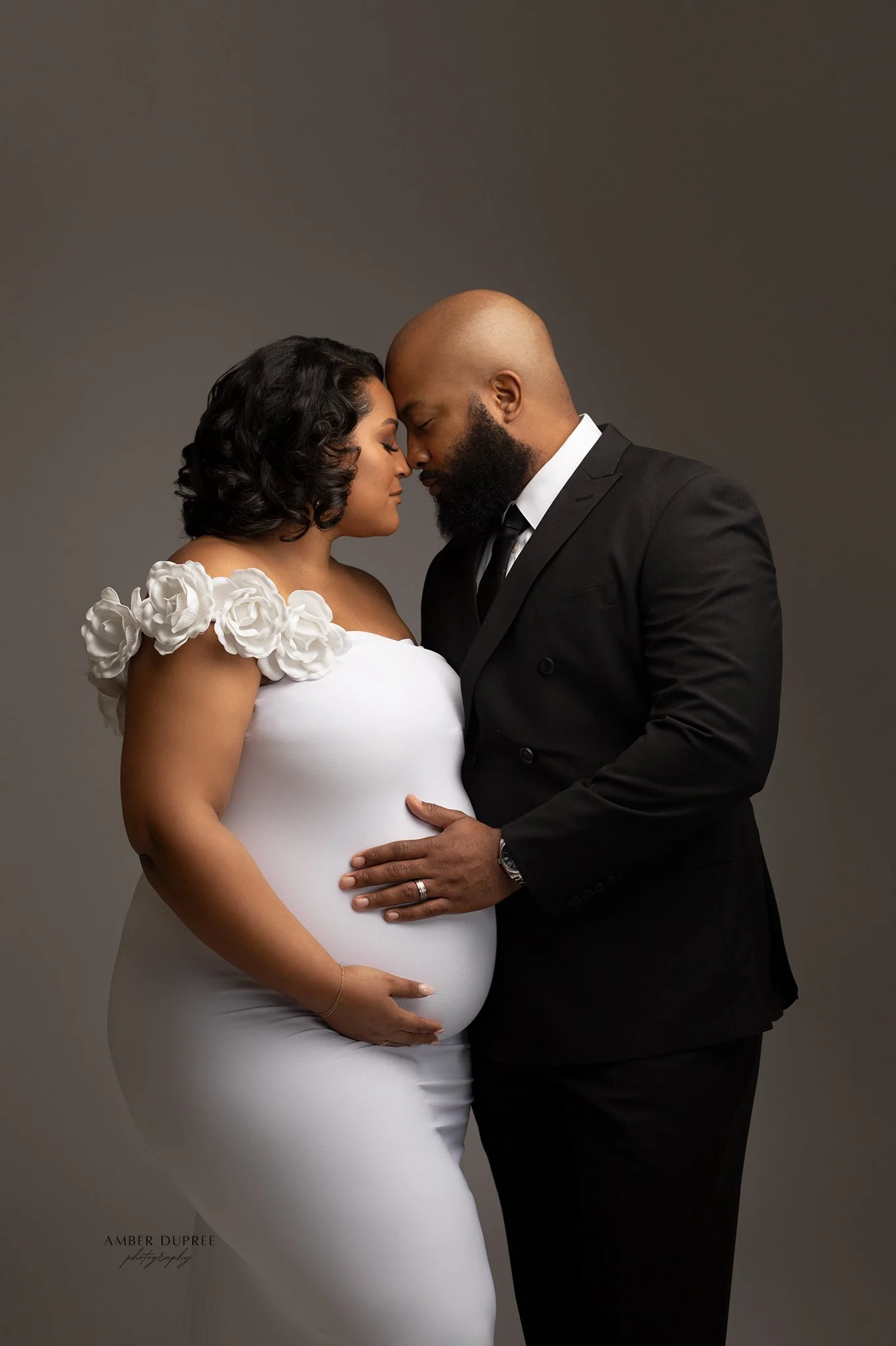 Maternity photography session in Nashville capturing the connection between expecting parents before welcoming their baby.