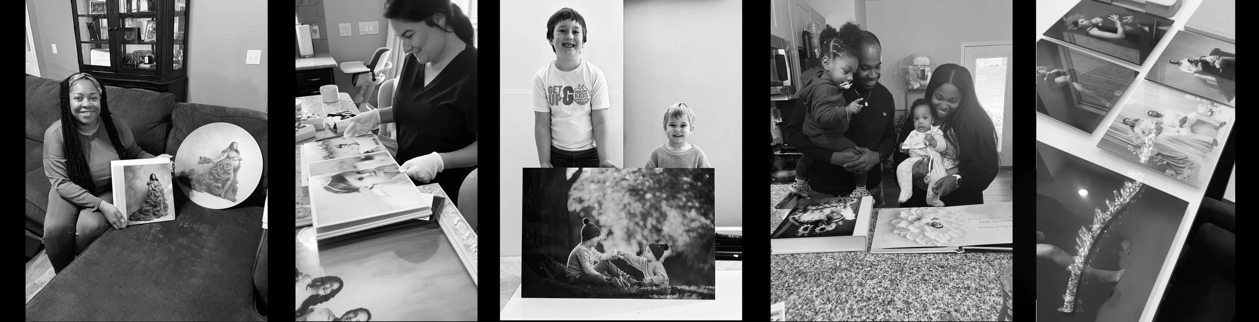 collection of newborn photography clients with nashville newborn photographer amber dupree photography