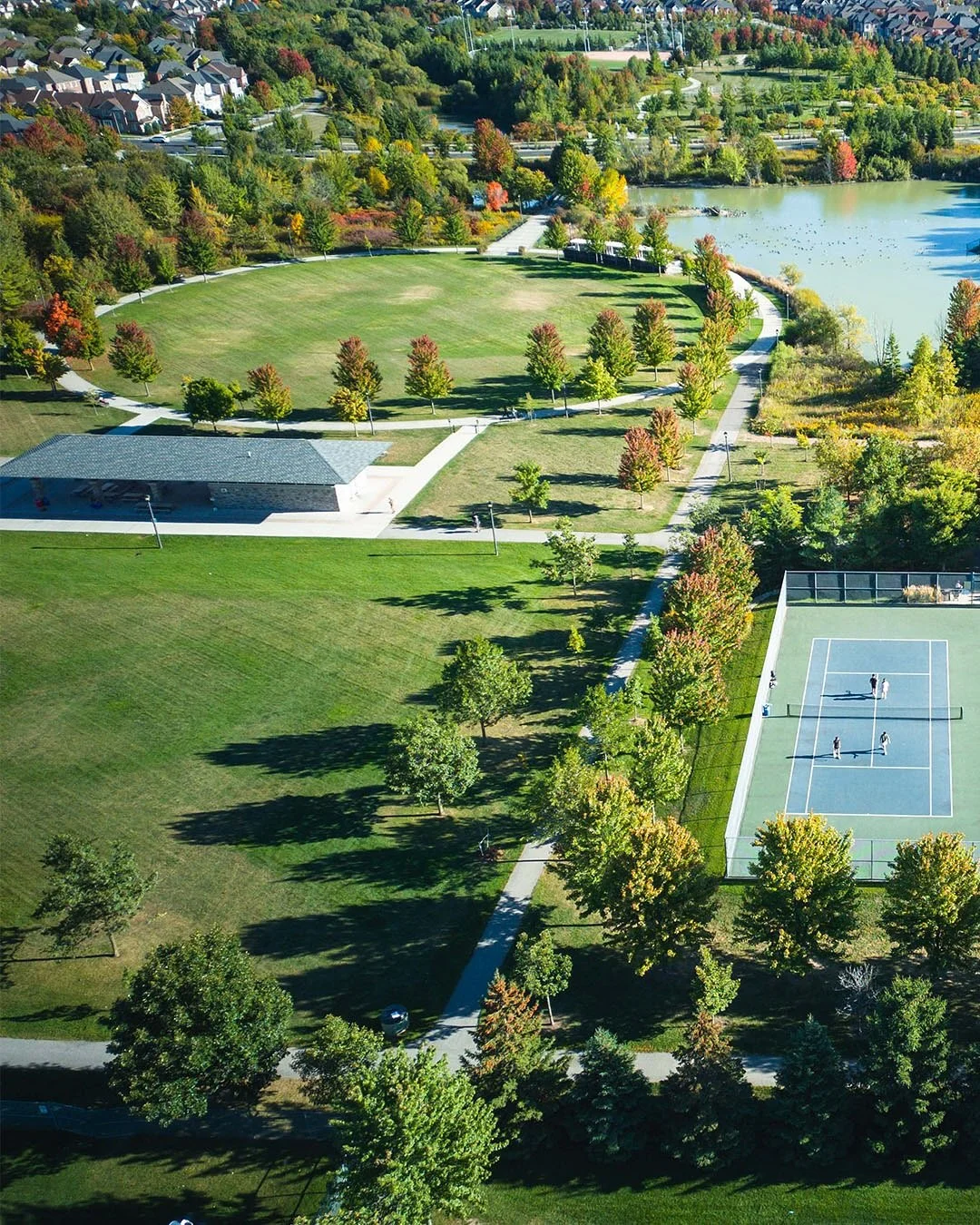 🍂🍁Season transition 🍁🍂
These were taken with a beginner drone, the Potensic Atom 2, that I have been testing recently. The photos that come out of it are pretty good at 12MP in Raw DNG. Two main features that stand out to me: 
🚁Log filming at th