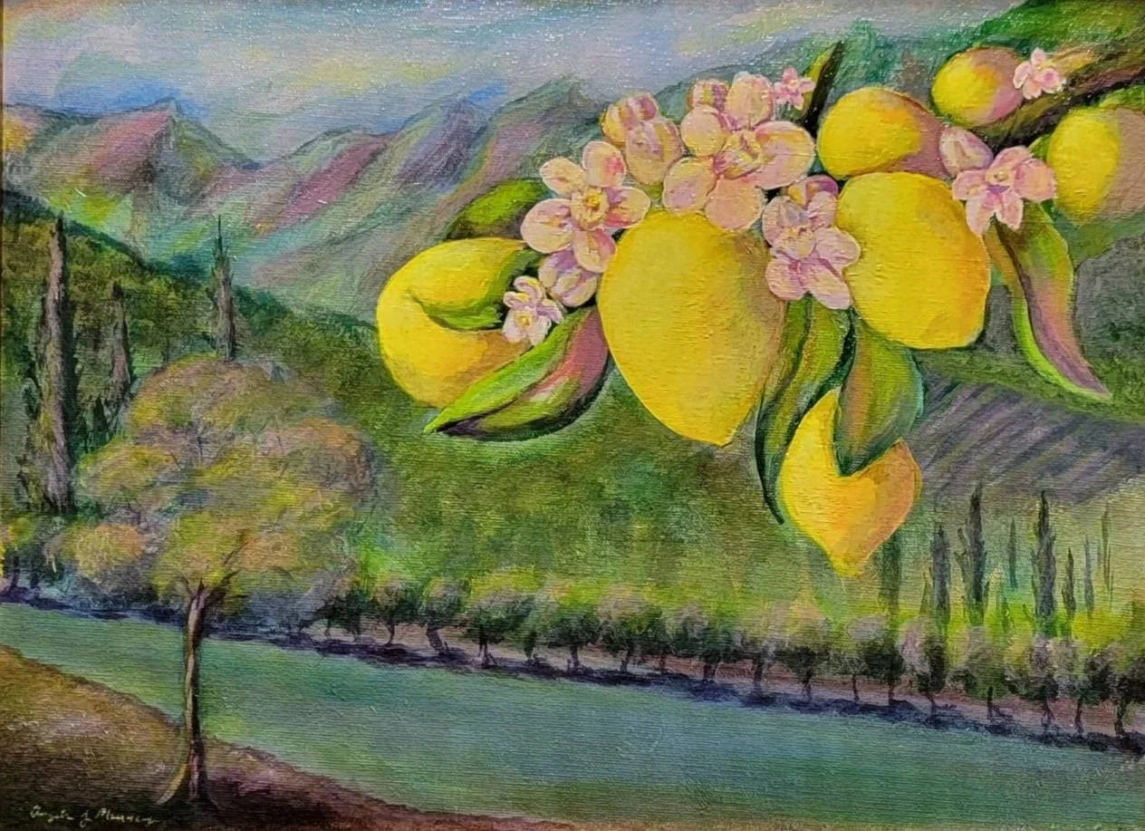 Angela Murray’s Lemon Blossom Valley is on display until February 22nd - Art Center Sarasota
