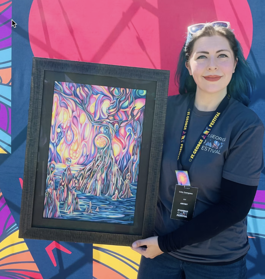 Liza Compass will be showing her work at Gasparilla Festival and St. Petersburg Fine Art Festival. Be sure to stop by and say hello.