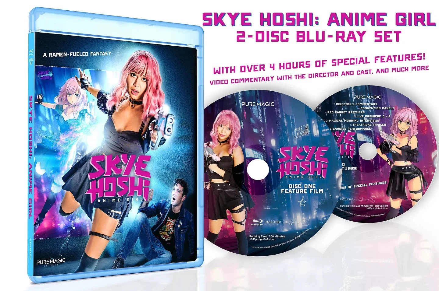 🚨BACK IN STOCK!🚨get yours before it&rsquo;s too late! The special edition Skye Hoshi: Anime Girl Blu-ray&rsquo;s are back for a limited time. There was a lot of people asking after we sold out, so we did another run of them. They sell out fast so s