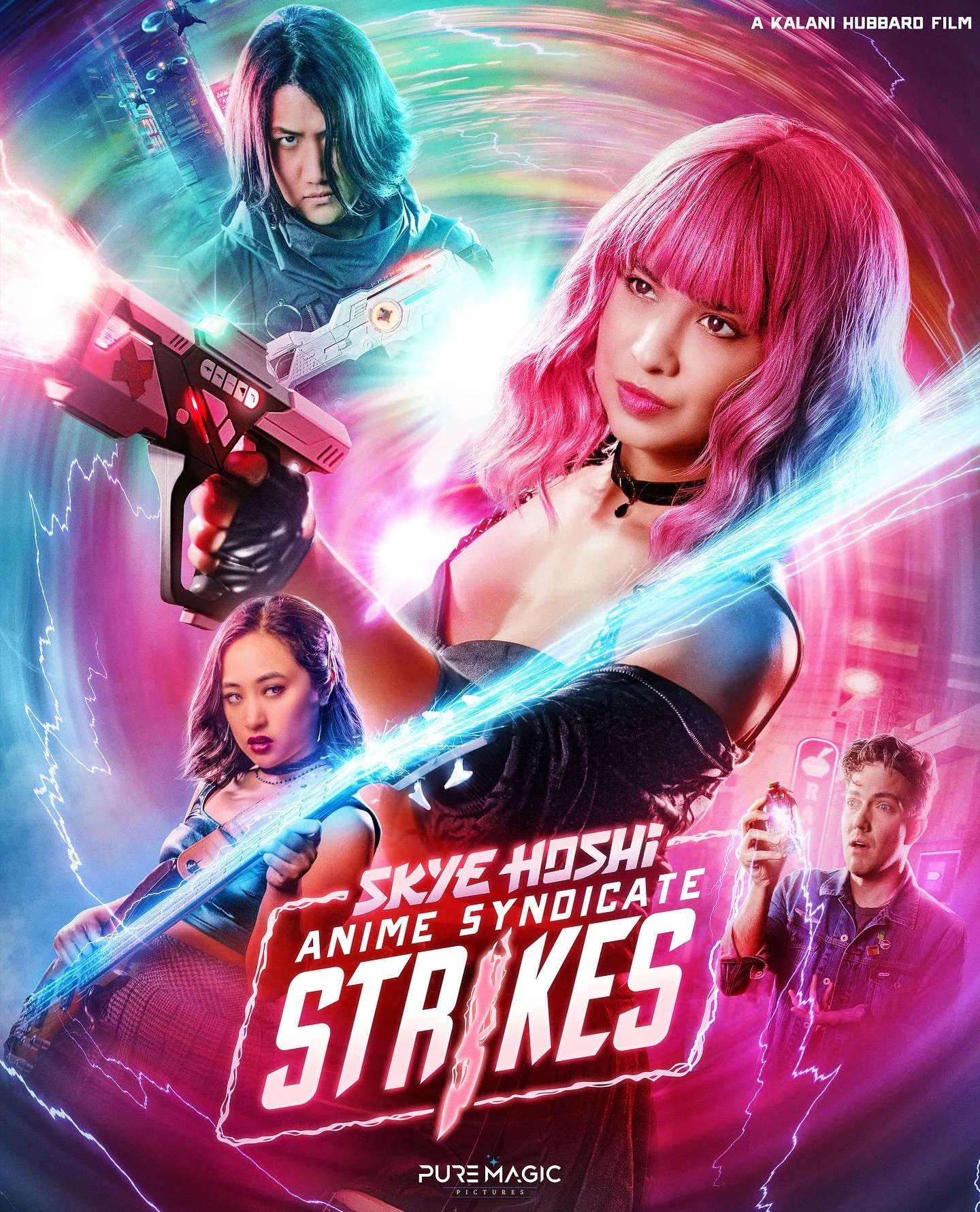 1.22.26 - Skye Hoshi: Anime Syndicate Strikes! 🍜⚡️🔫 get ready for the sequel to Skye Hoshi zapping your screen this January! Get your tickets now on puremagicpictures.com link in bio #skyehoshi #skyehoshianimegirl #indiefilm epic key art by @ronald