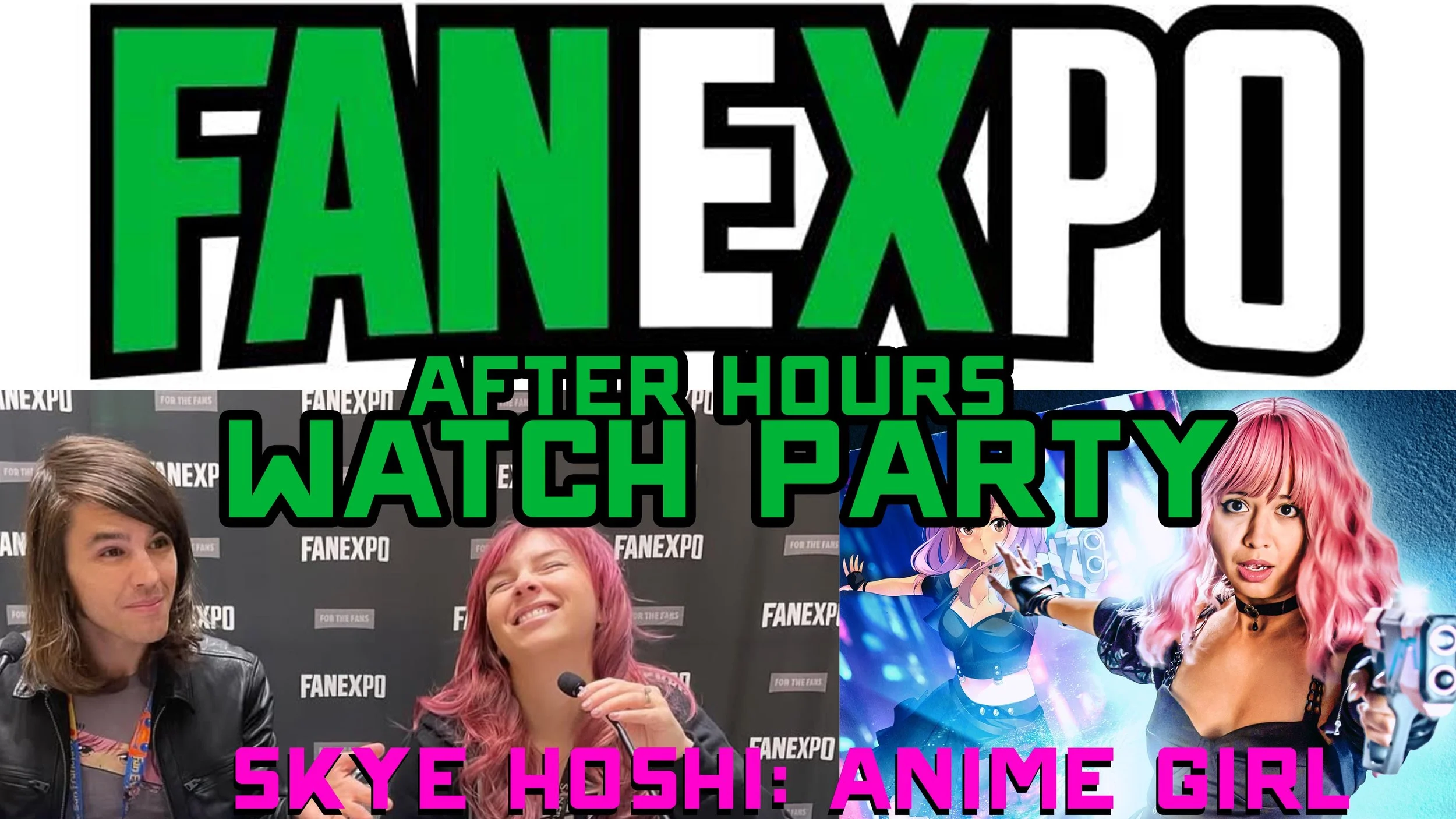FREE WATCH PARTY! Join us digitally for a free live watch party of Skye Hoshi Vol.1: Anime Girl! 8PM EST THIS Saturday! Link in bio! Join from anywhere 🌎. And come hang with us at Fan Expo Philadelphia if you&rsquo;re in the area!