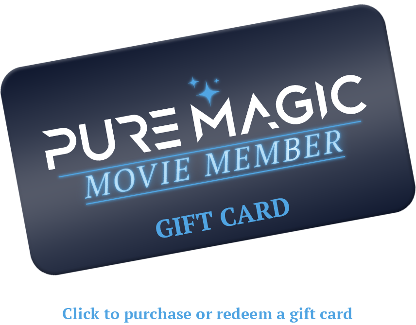 Pure Magic Pictures Movie Membership Gift Card