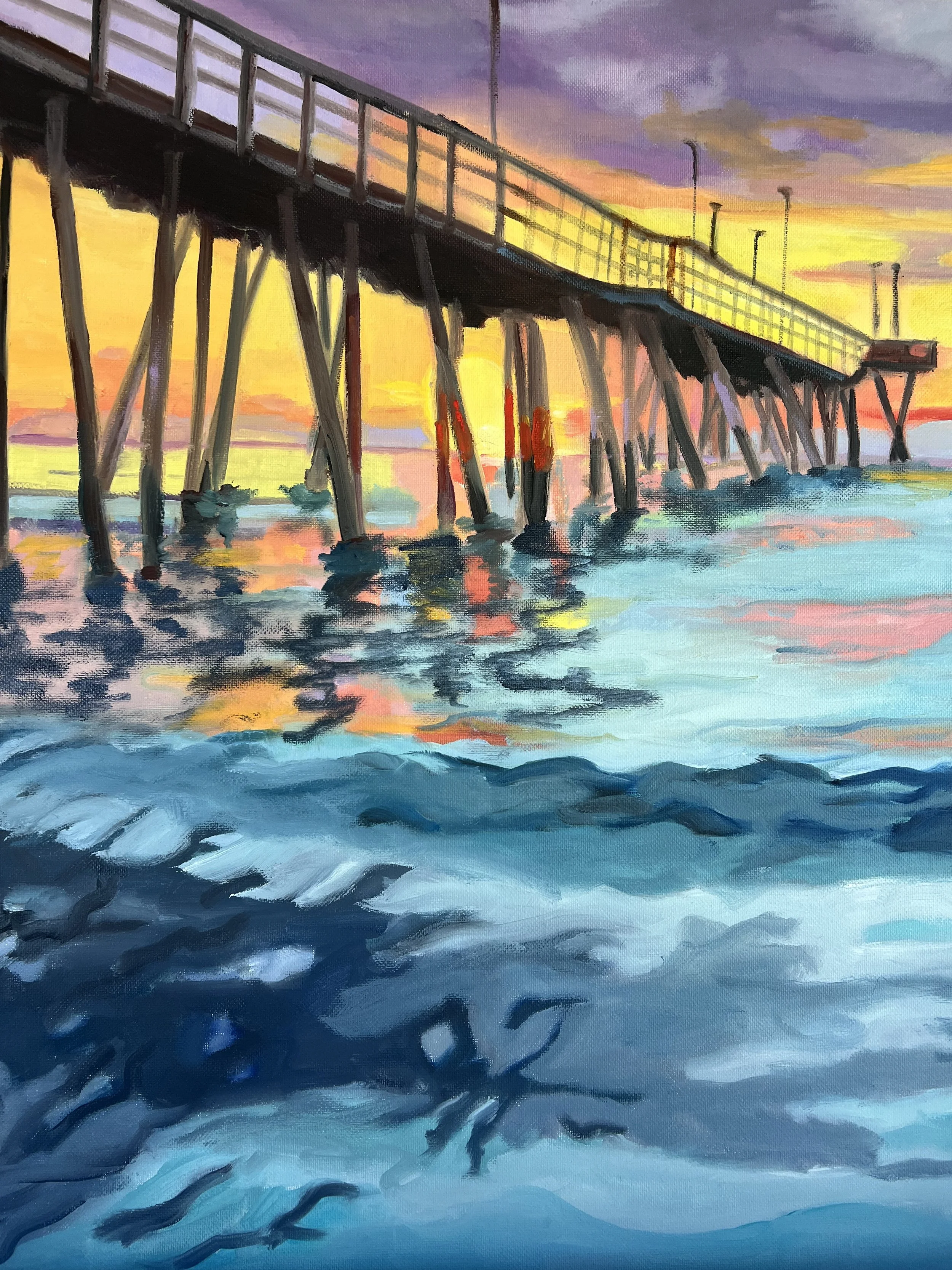 The Pier - Oil 18x24