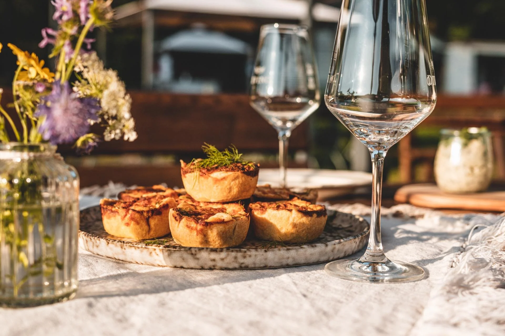 Hausgemachte Fischquiche